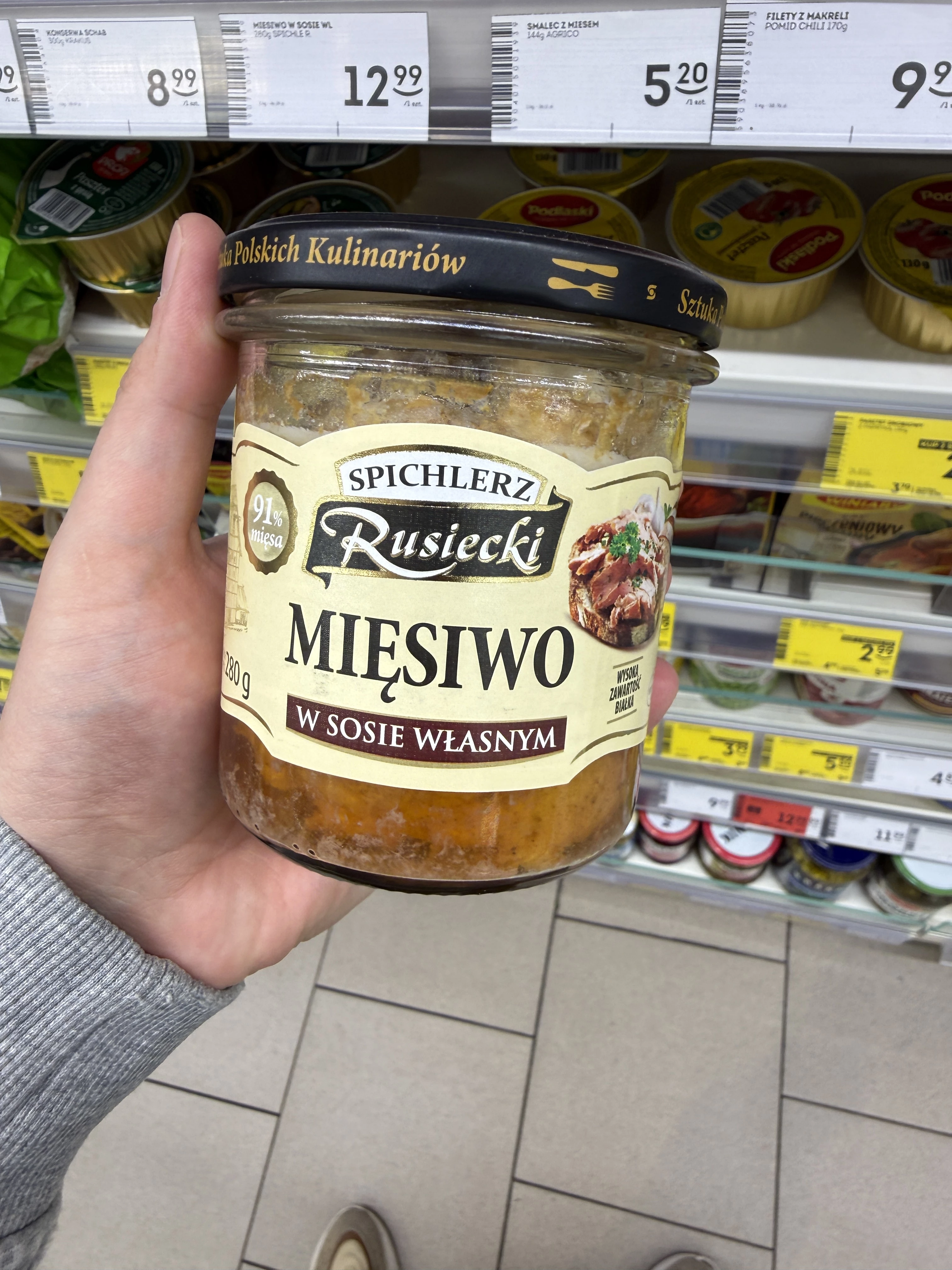 Spichlerz Rusiecki Mięsiwo w sosie własnym | 280g
