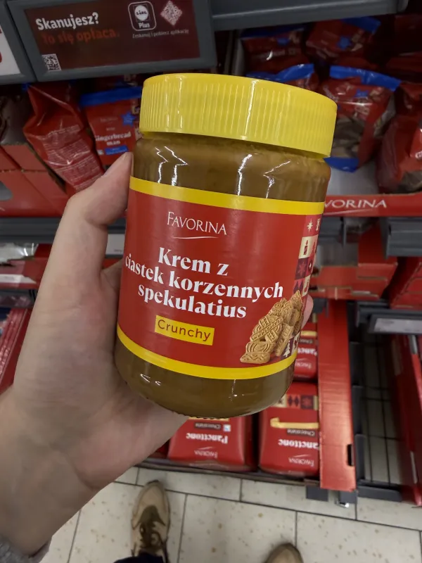 Favorina Krem z ciastek korzennych Spekulatius Crunchy | 400g