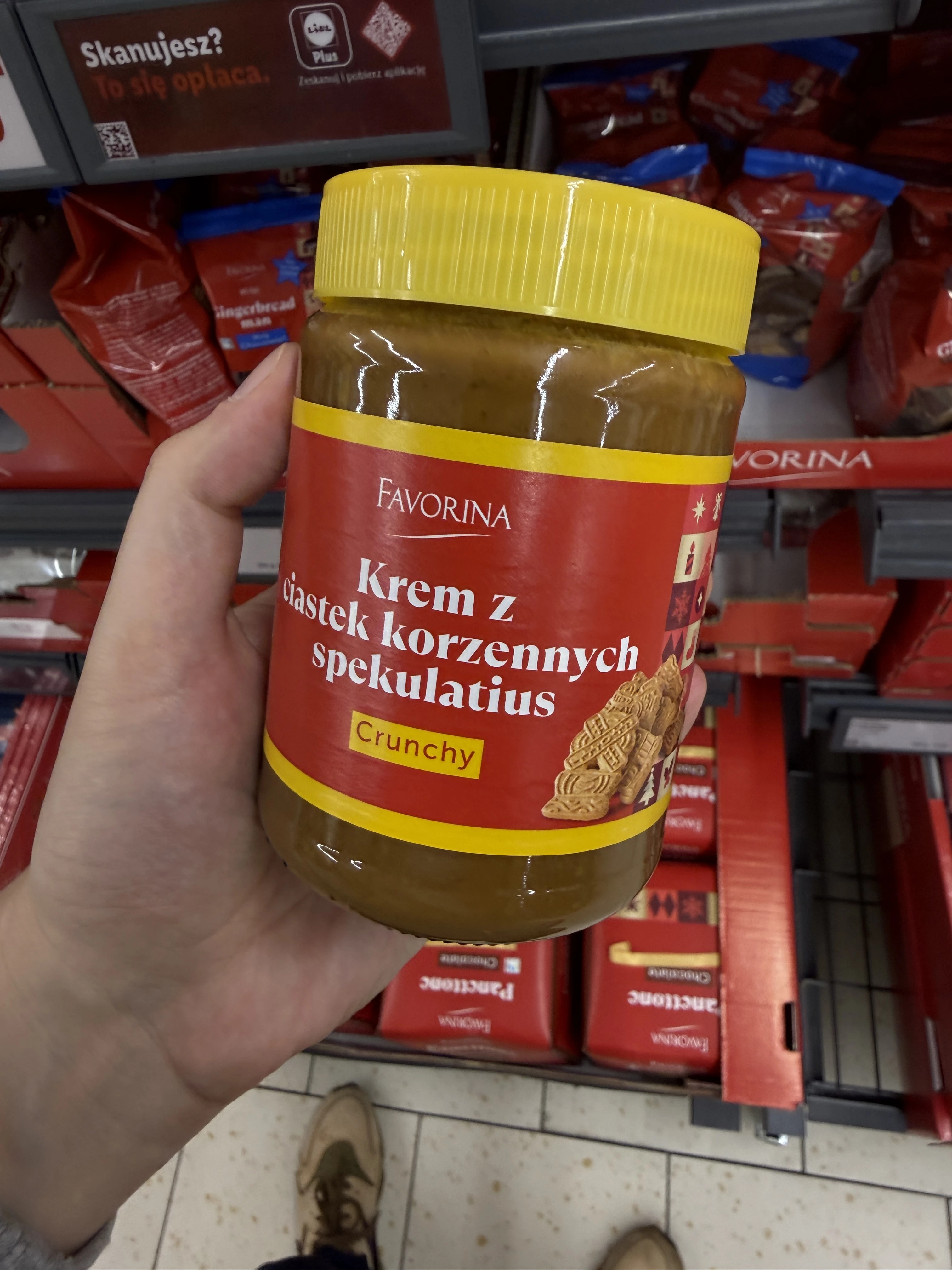 Favorina Krem z ciastek korzennych Spekulatius Crunchy | 400g