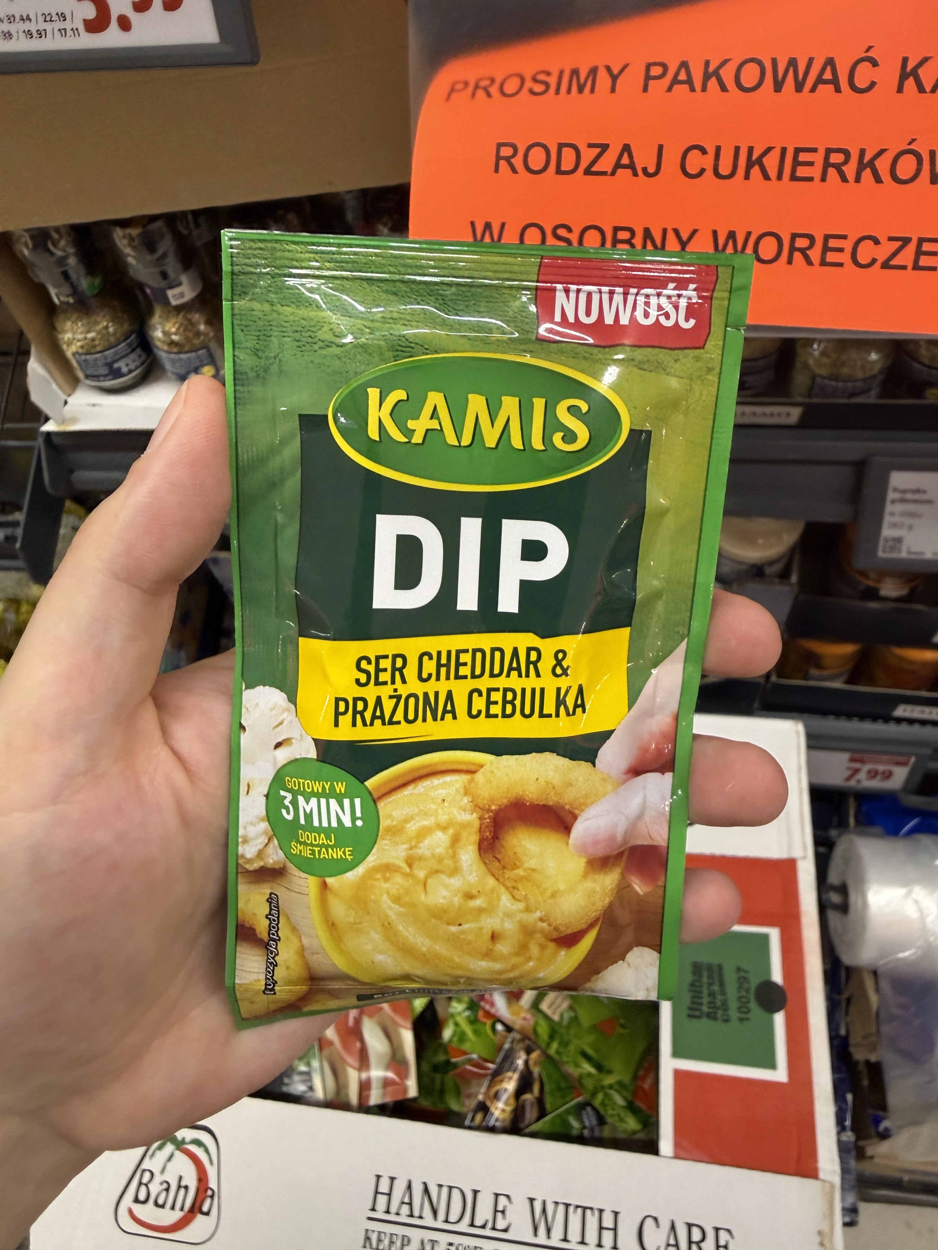Kamis Dip Ser Cheddar & Prażona Cebulka | 20g