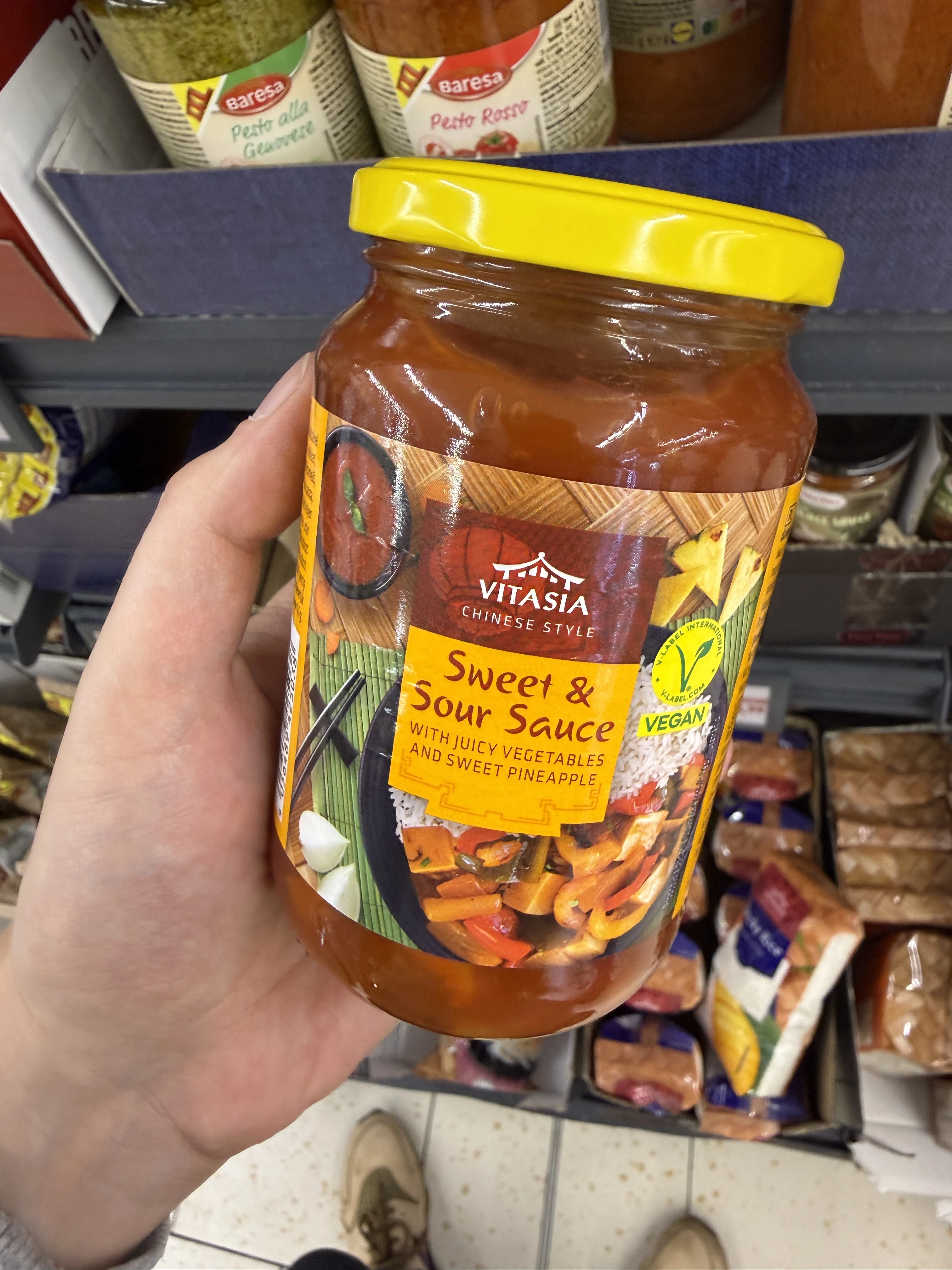 Vitasia Sweet & Sour Sauce / Sos słodko-kwaśny z ananasem i warzywami | 360g / 330ml