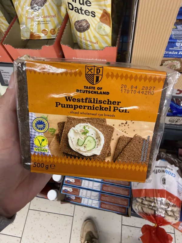 Taste of Deutschland Westfälischer Pumpernickel ChOG / Pieczywo żytnie pełnoziarniste | 500g