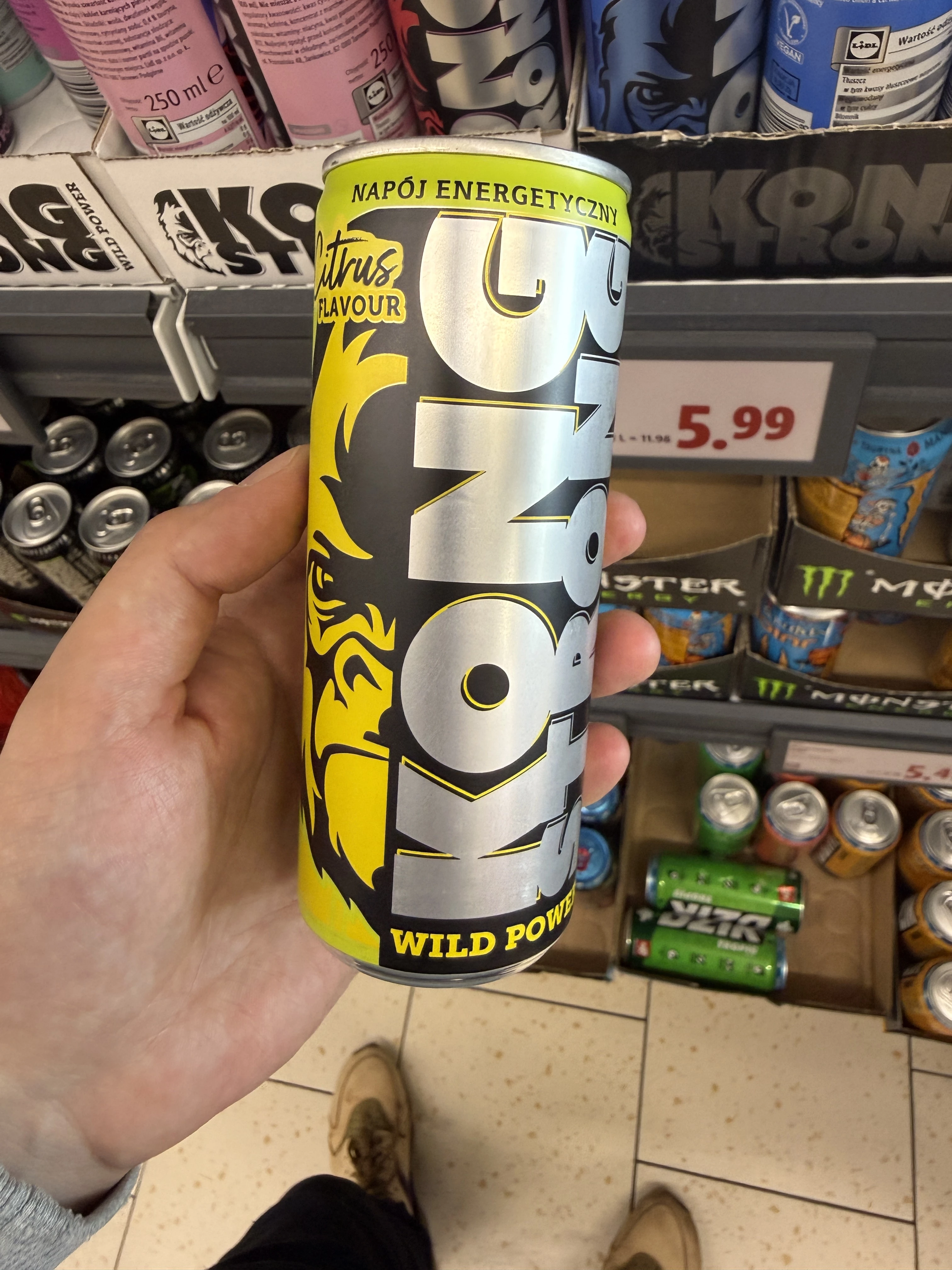 Kong Strong Wild Power Citrus Flavour | 250ml