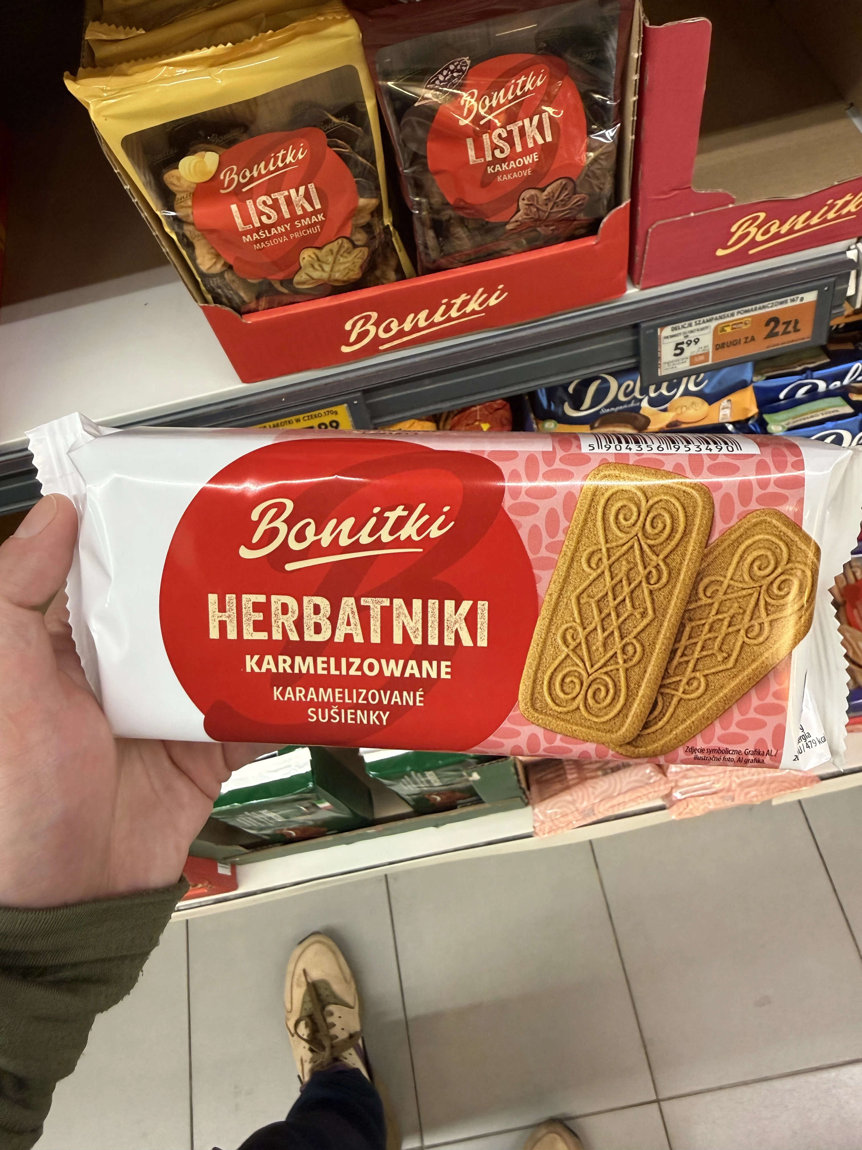 Bonitki Herbatniki karmelizowane | 210g