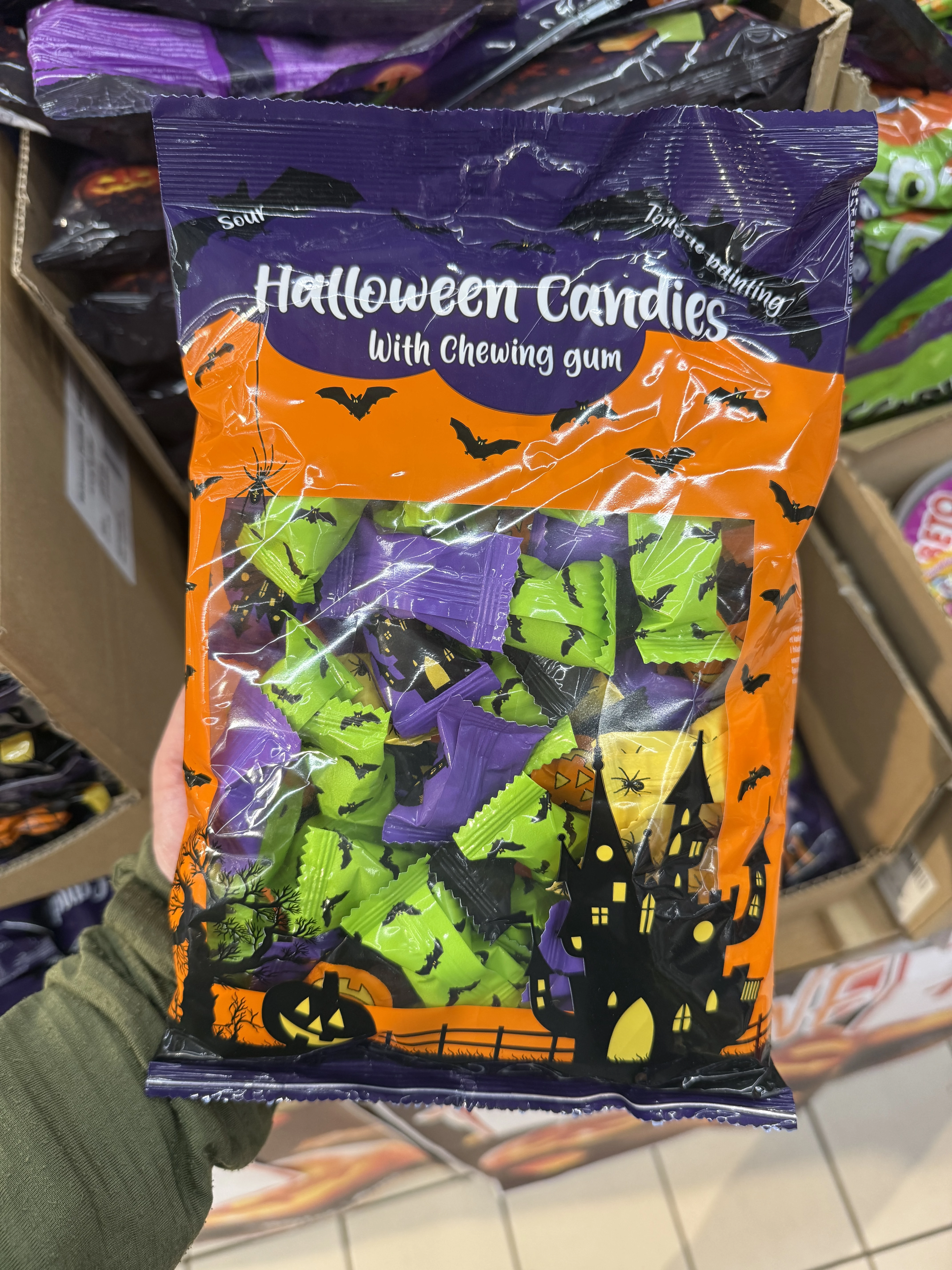 ABS Sweets Halloween Candies with Chewing gum | 250g