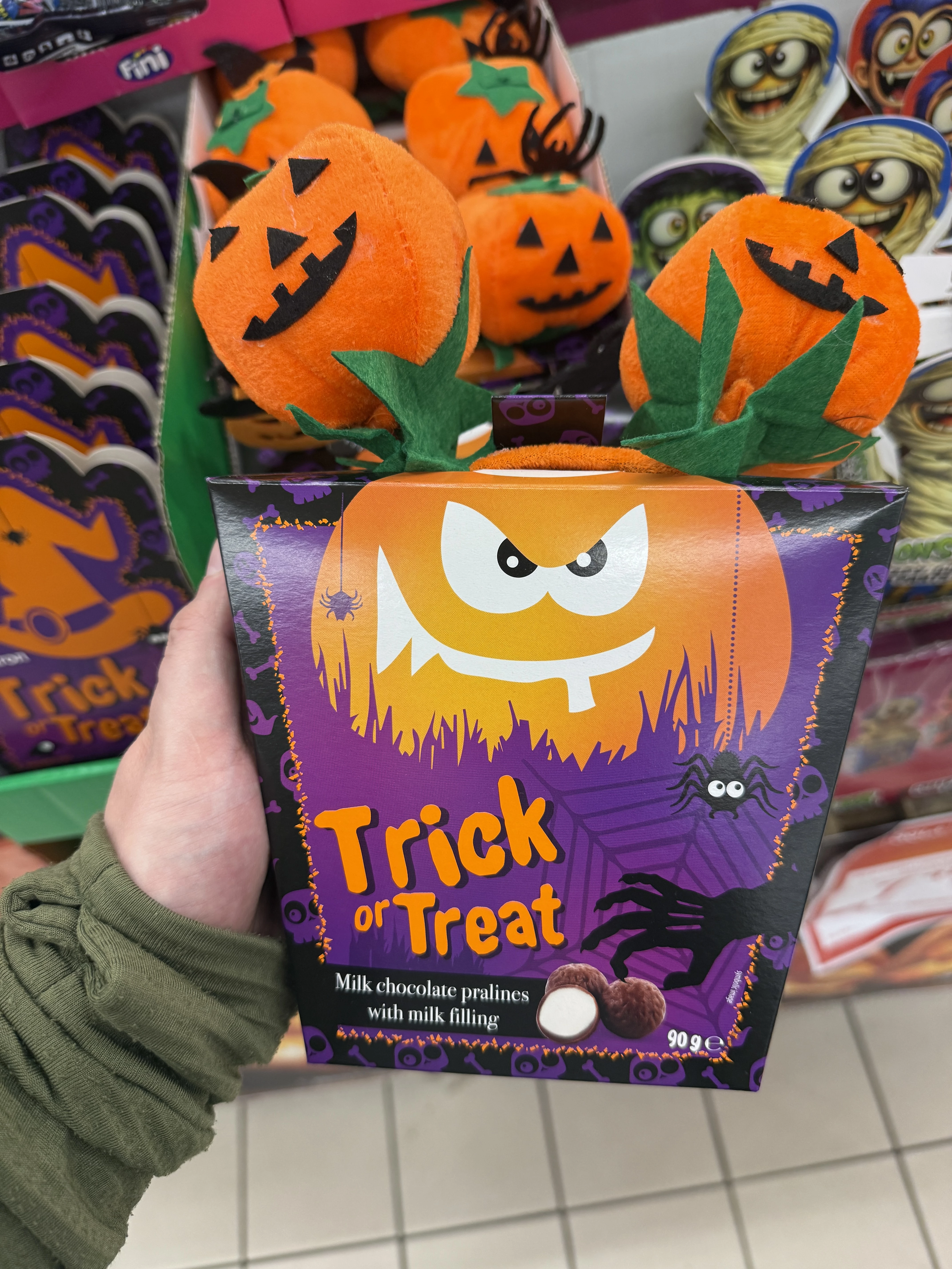 Baron Trick or Treat praliny z nadzieniem mlecznym (dynia) | 90g