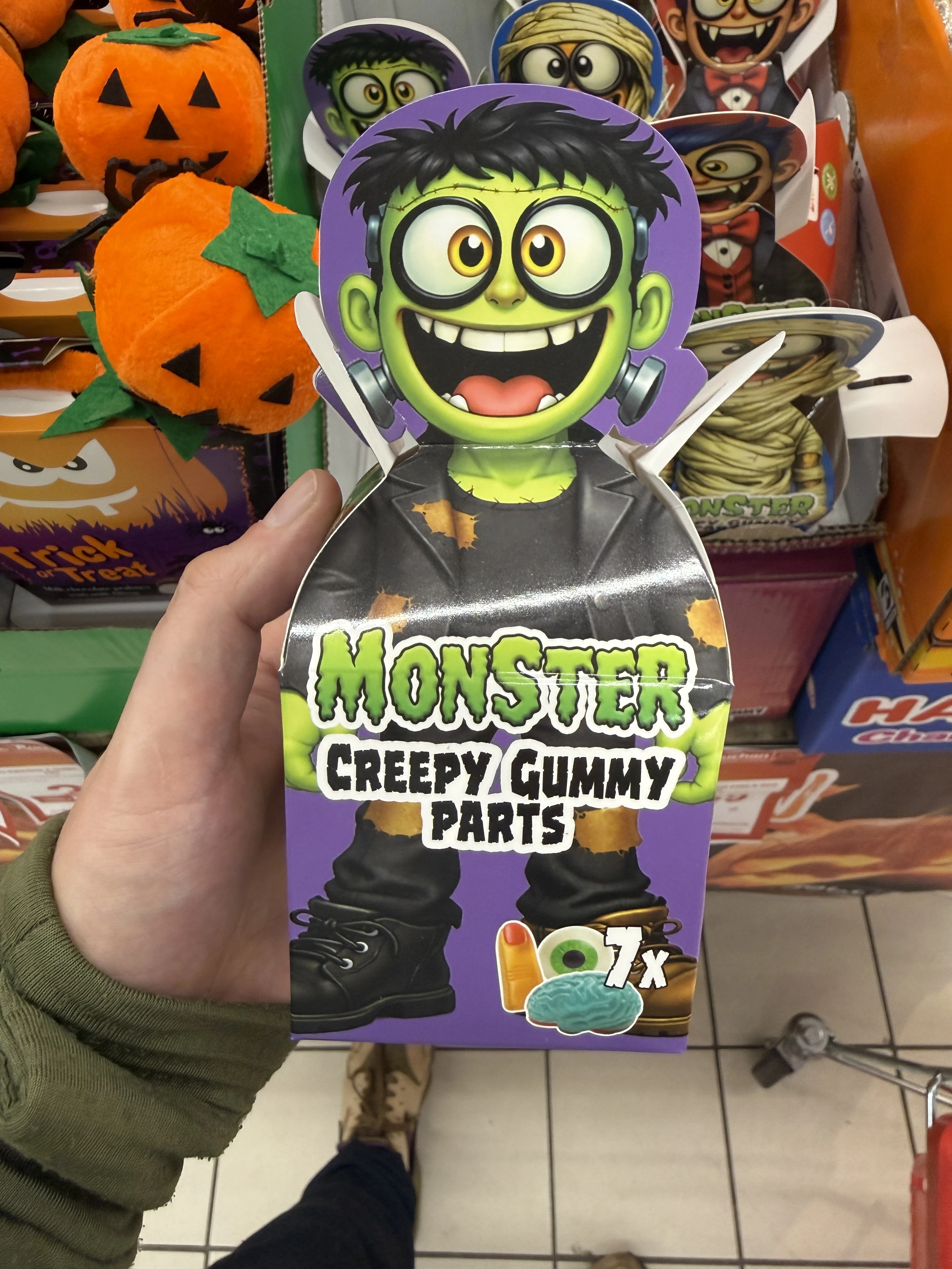 Sweet’n Fun Monster Creepy Gummy Parts (Frankenstein) | 50g