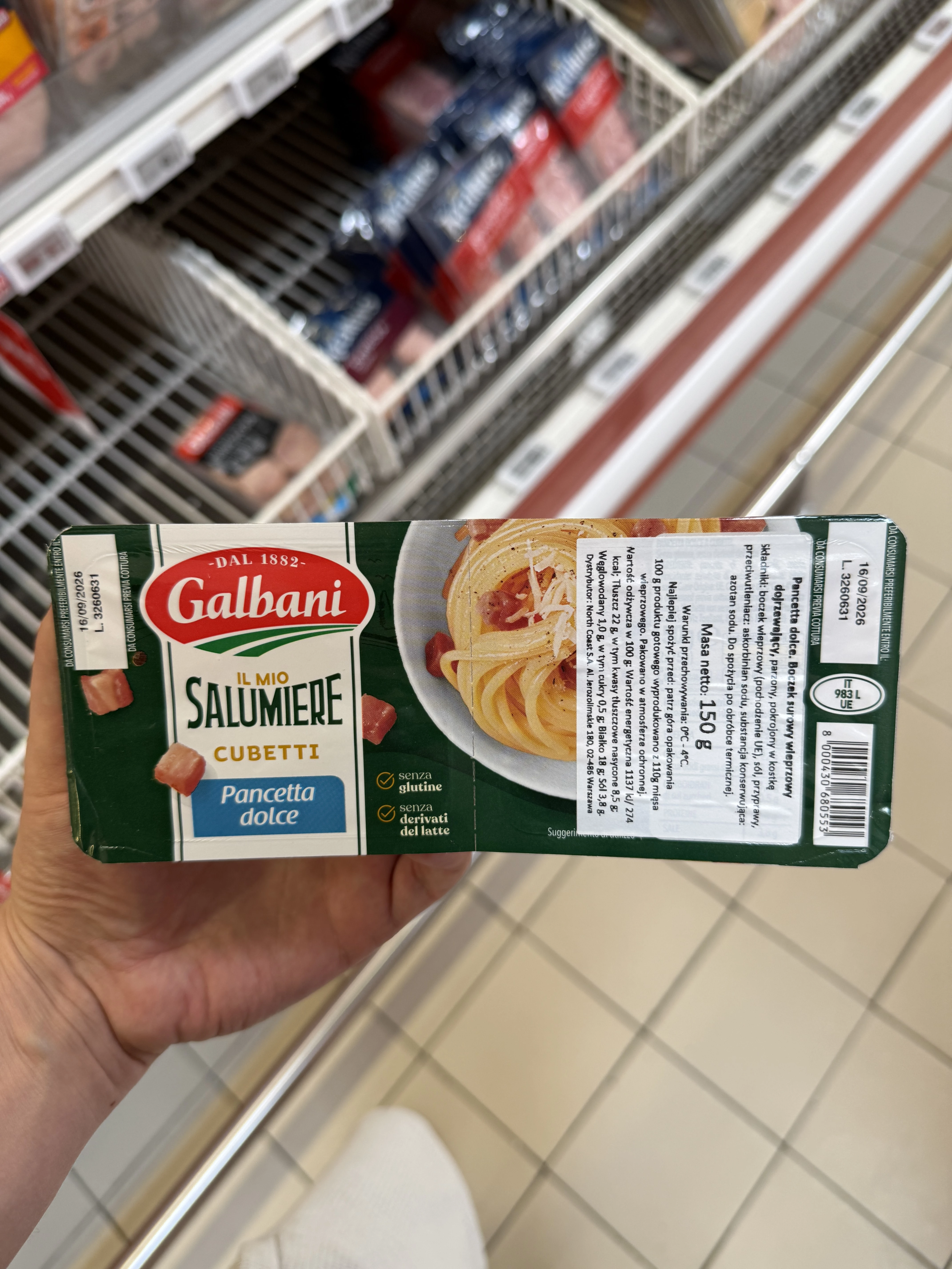 Galbani Cubetti Pancetta Dolce | 150g