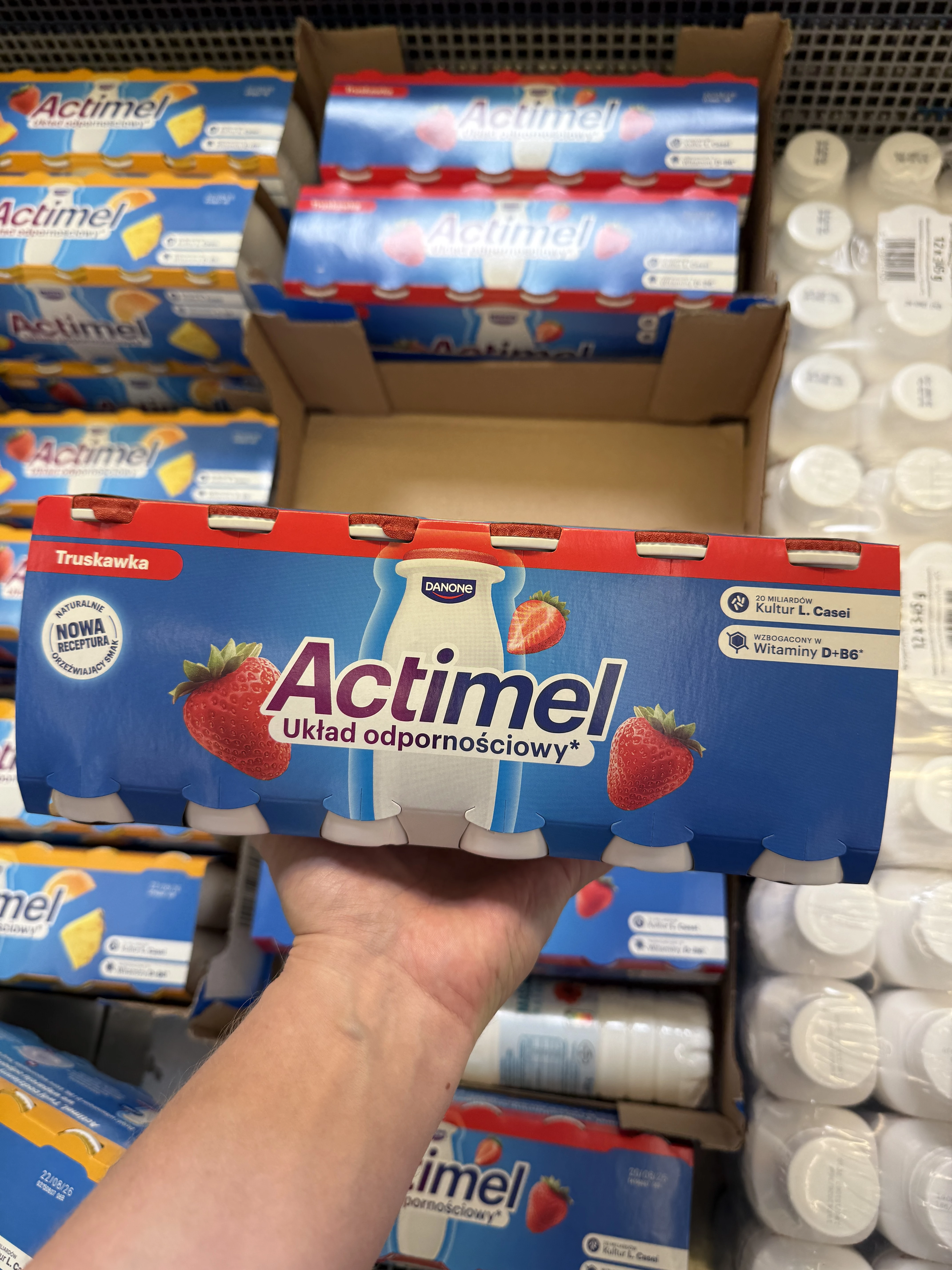 Danone Actimel Truskawkowy | 12x100g