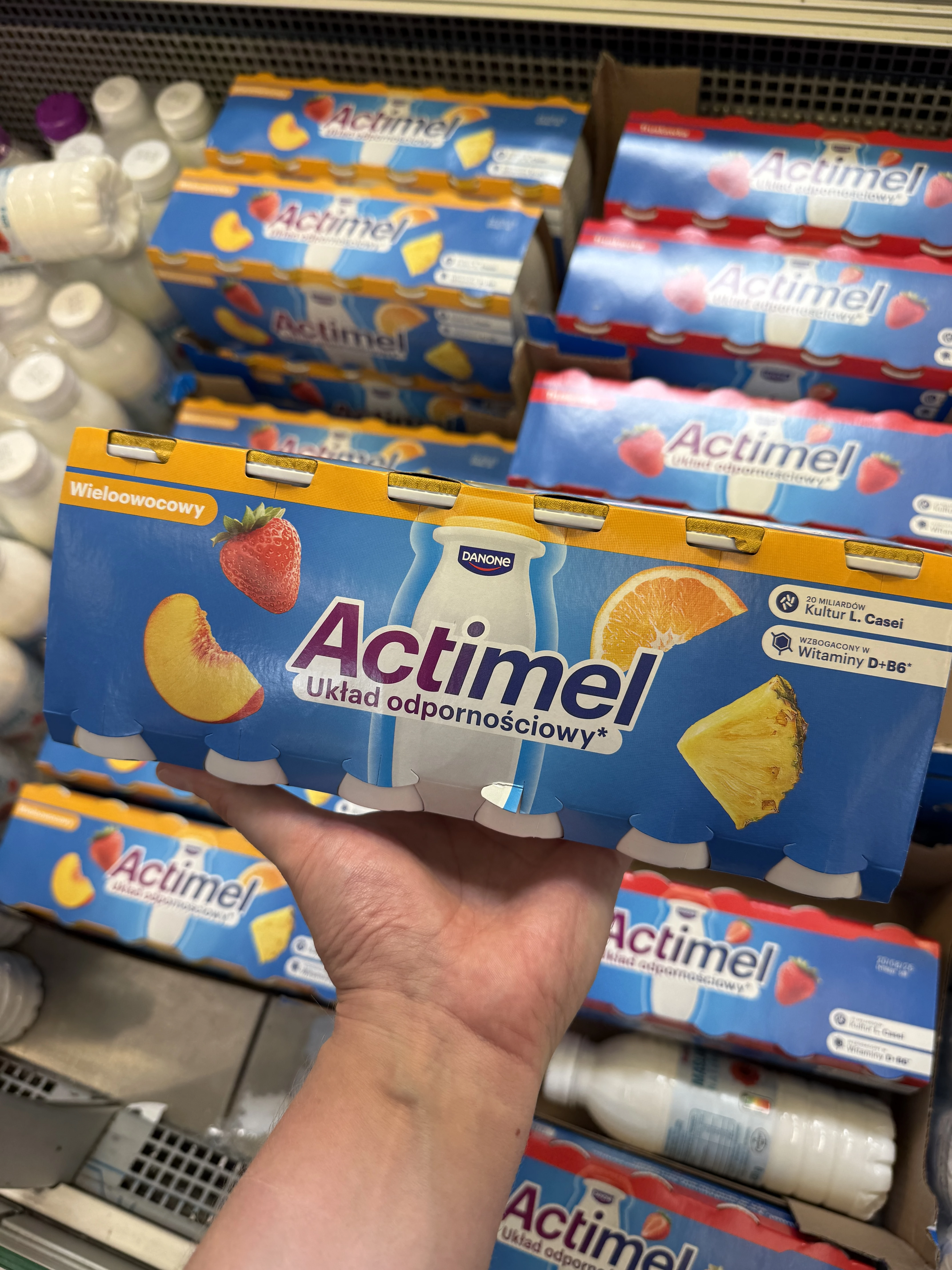 Danone Actimel Wieloowocowy | 12x100g