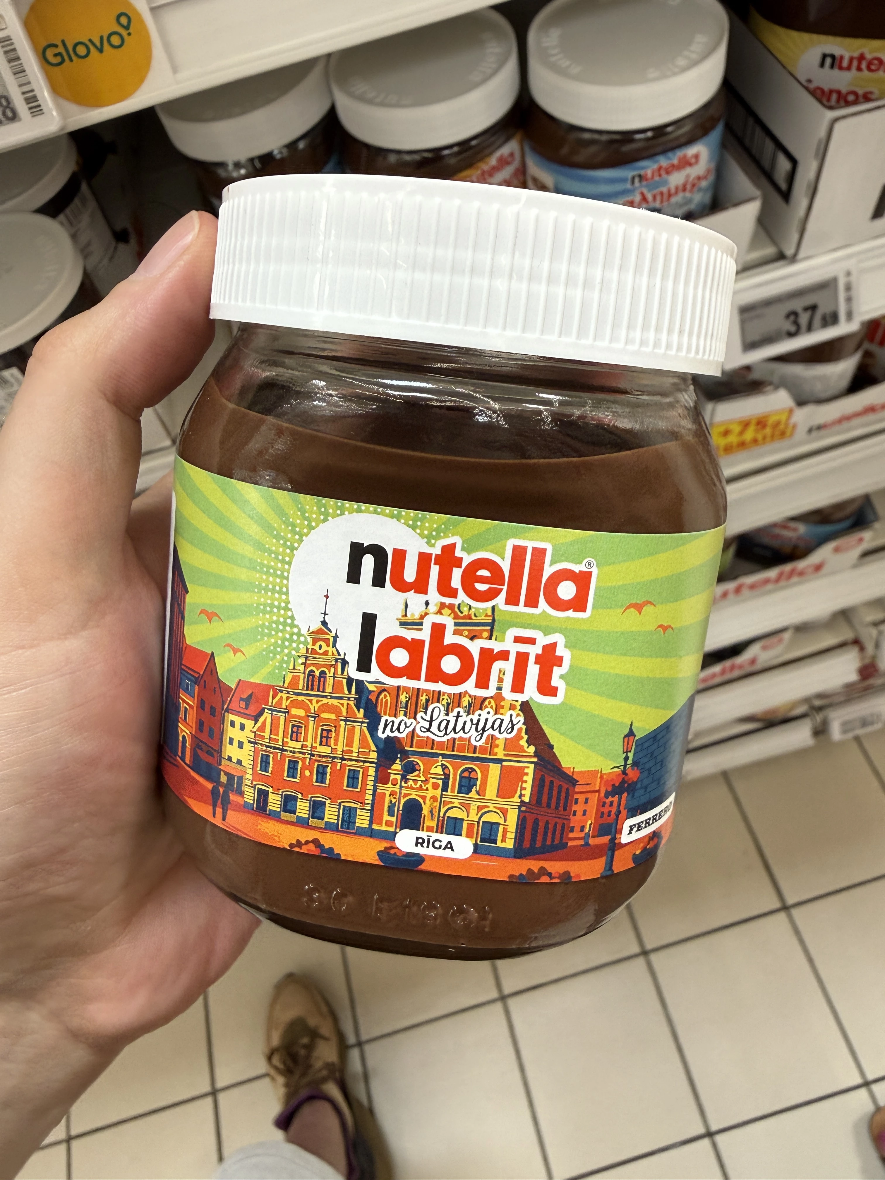 Nutella labrīt no Latvijas / Nutella Łotwa | 350g