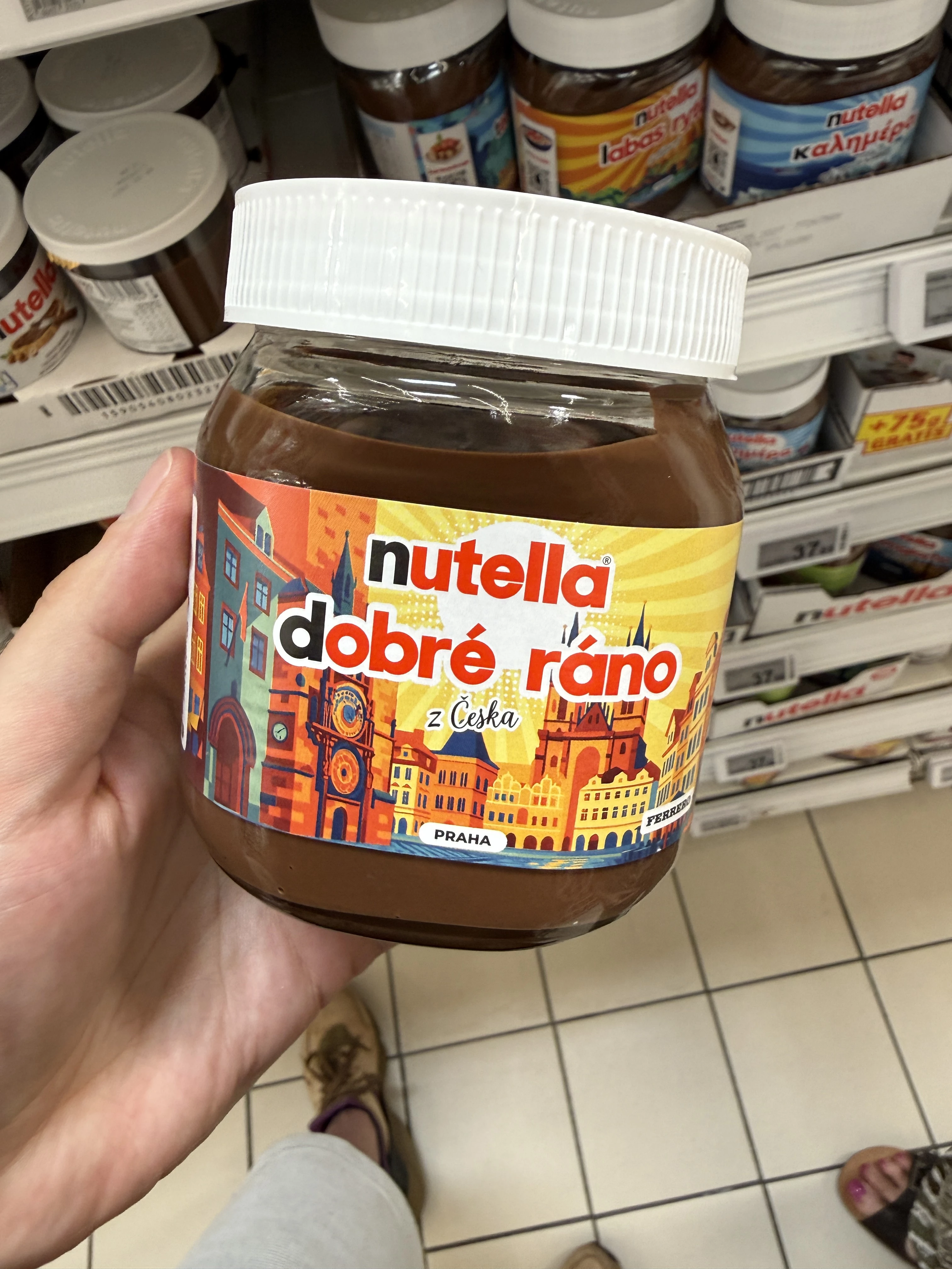 Nutella dobré ráno z Česka /  Nutella Czechy  | 350g