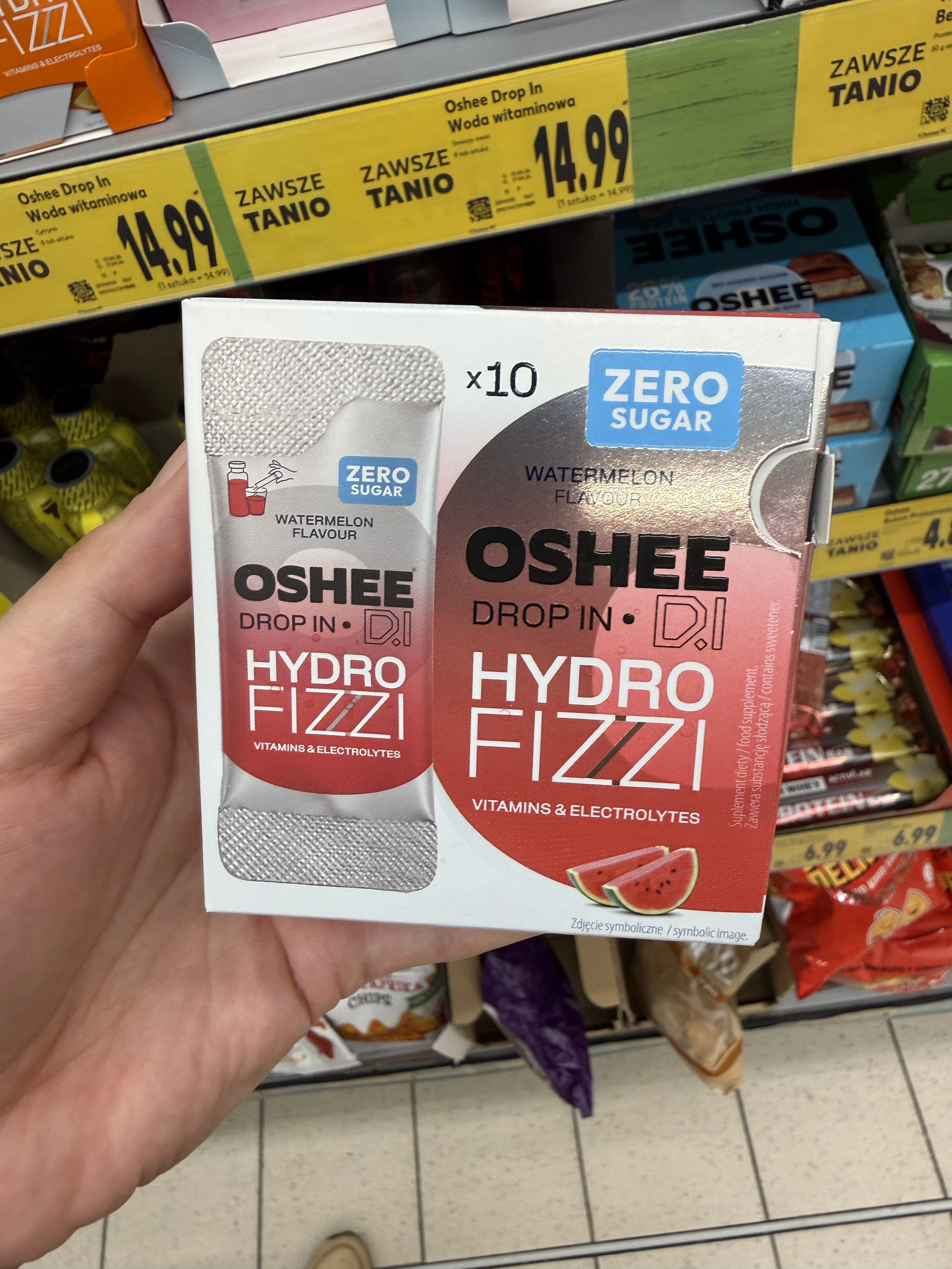 Oshee Drop In Hydrofizzi Zero Arbuz | 57,6g