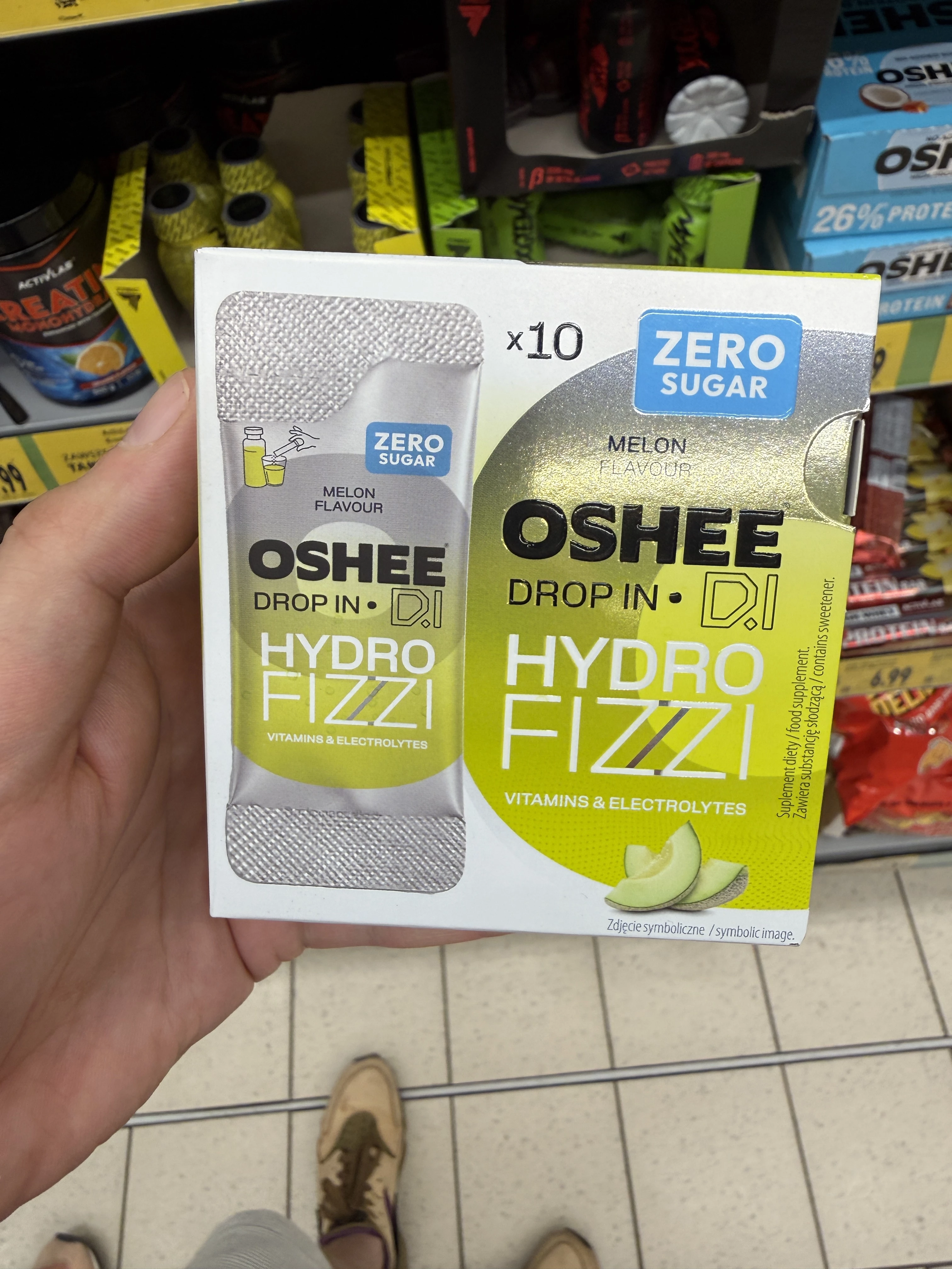 Oshee Drop In Hydrofizzi Zero Melon | 57,6g