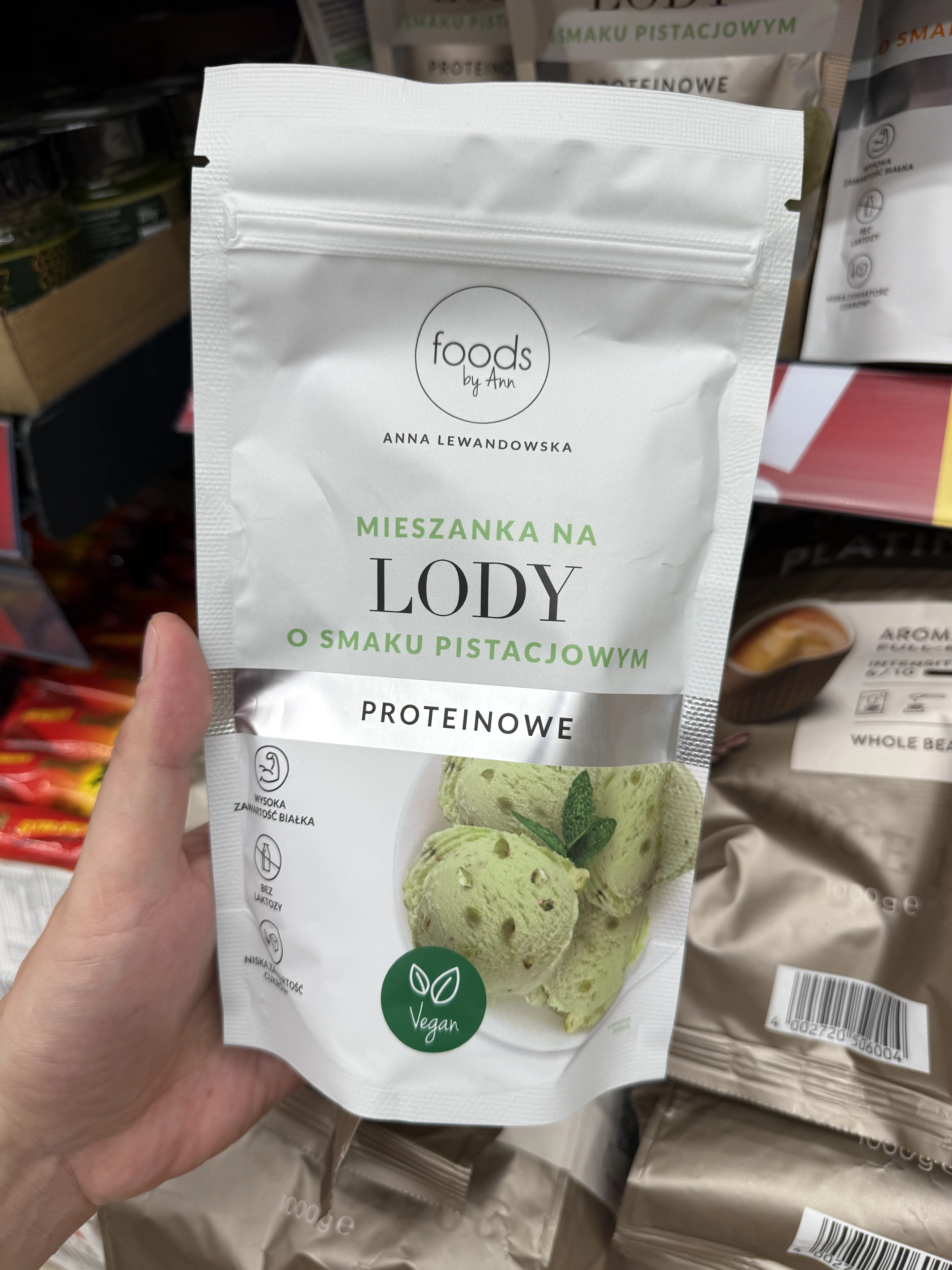 Foods by Ann Mieszanka na lody proteinowe o smaku pistacjowym | 130g