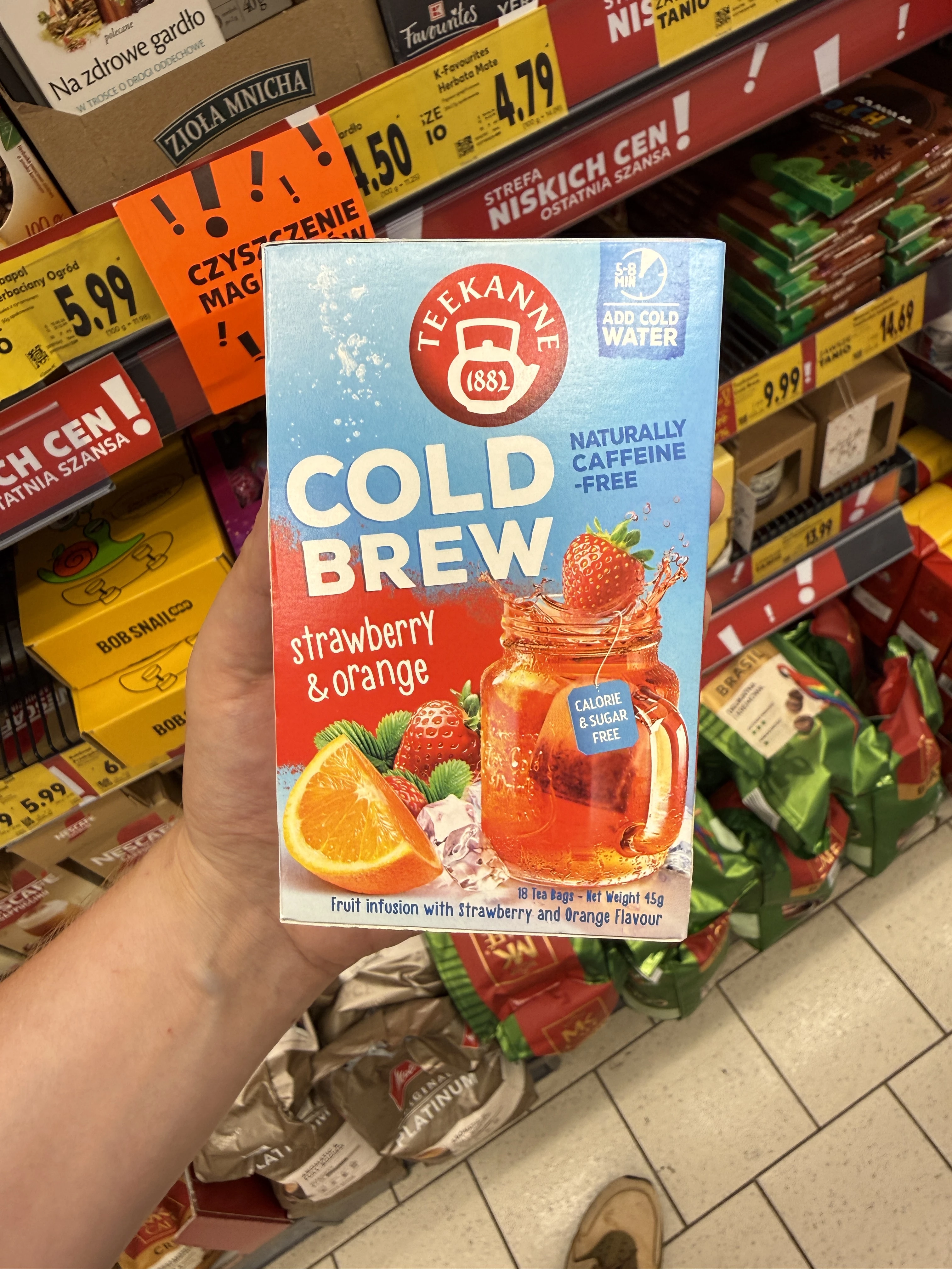 Teekanne Cold Brew Strawberry & Orange | 45g