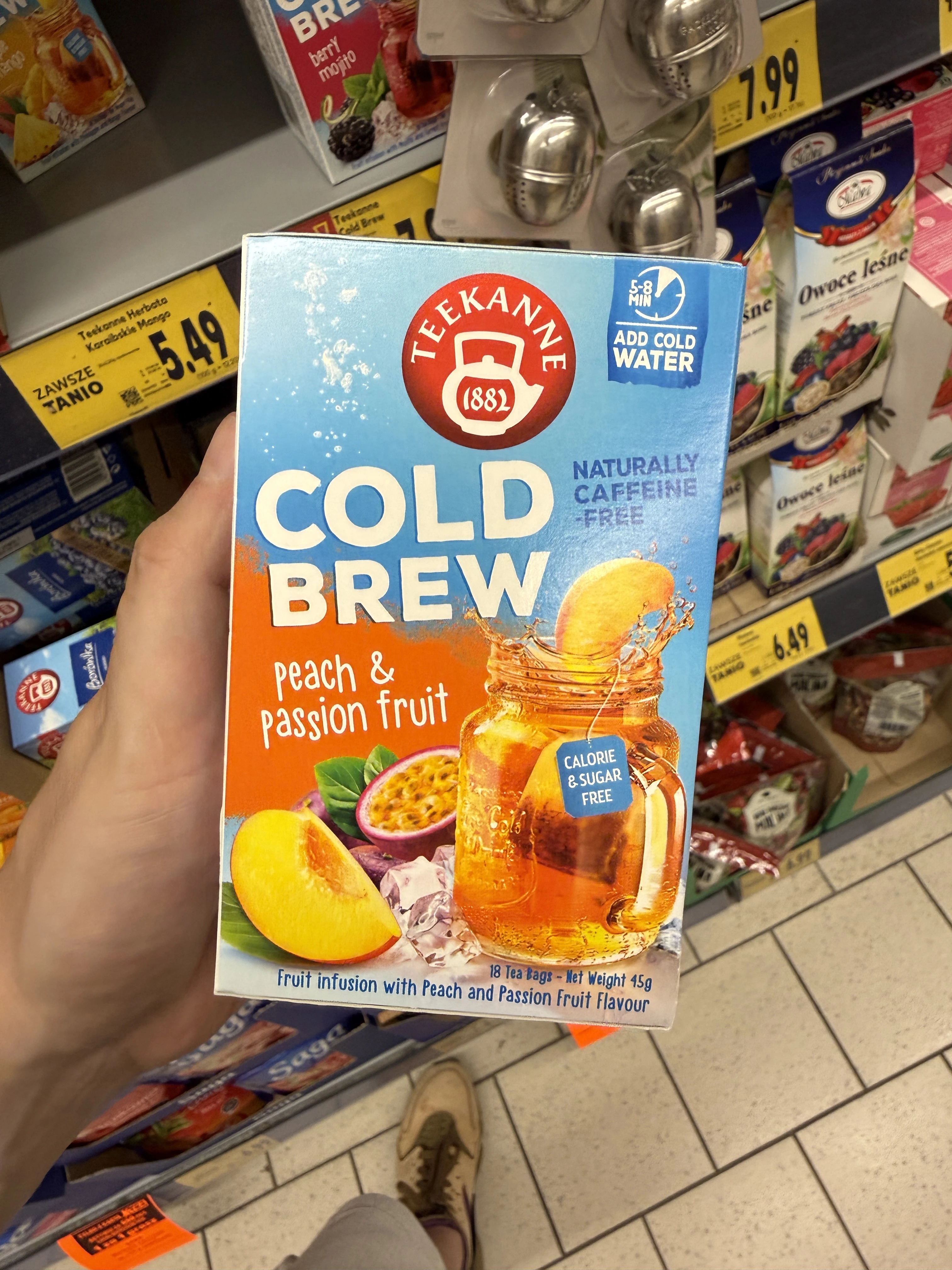 Teekanne Cold Brew Peach & Passion Fruit | 45g