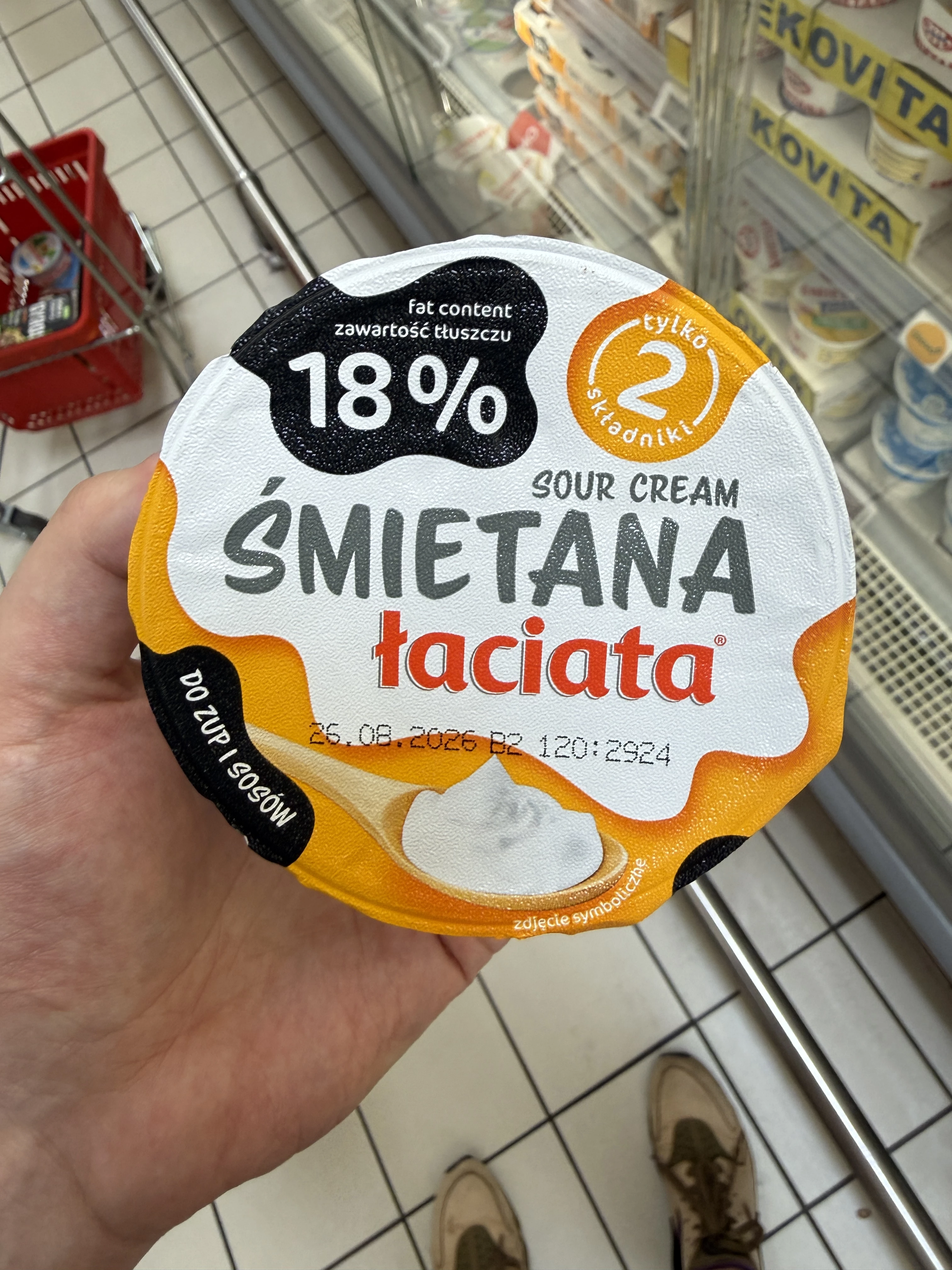 Łaciata Śmietana 18% | 180g