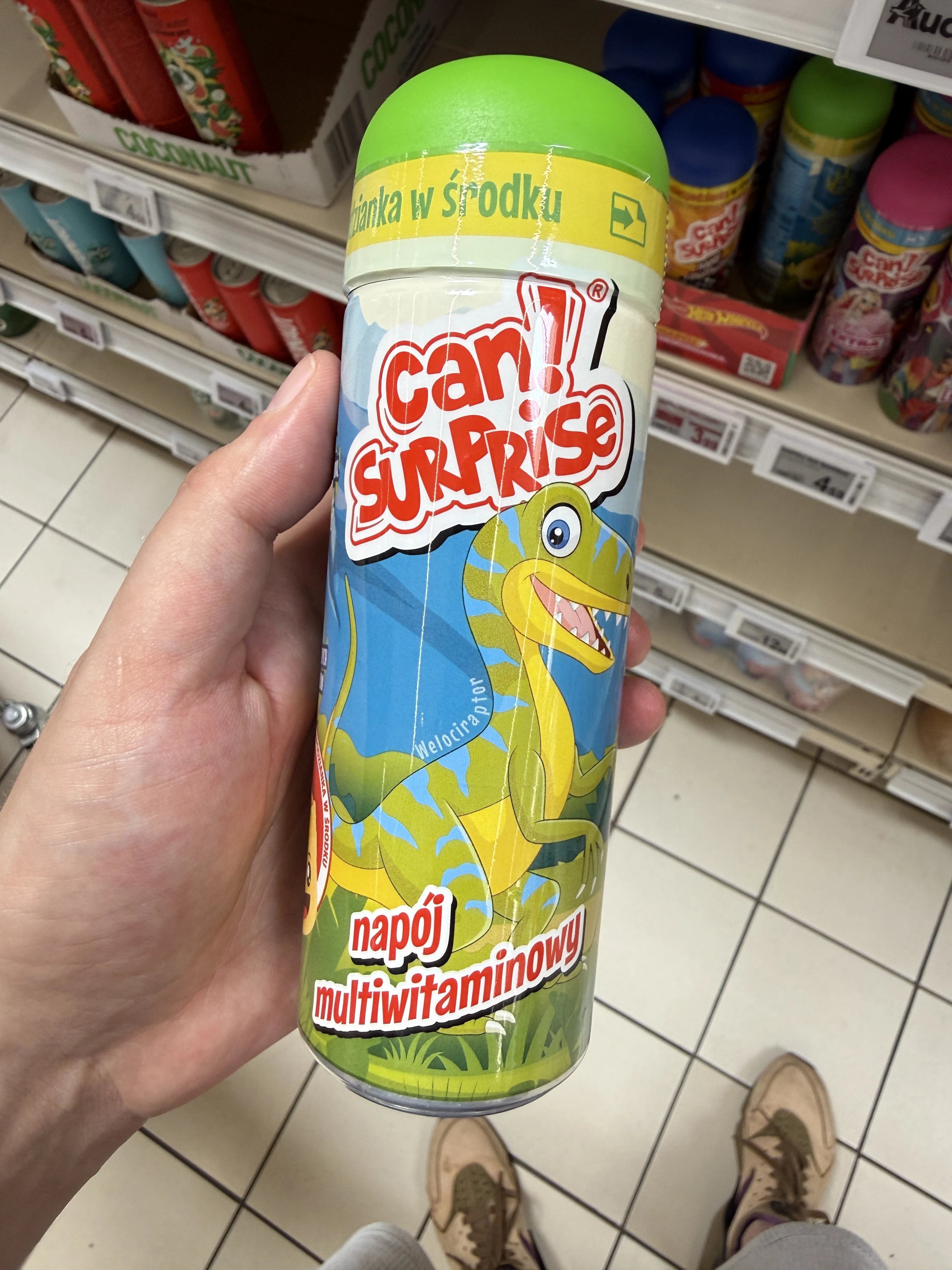 Can! Surprise napój multiwitaminowy Dinozaur | 250ml