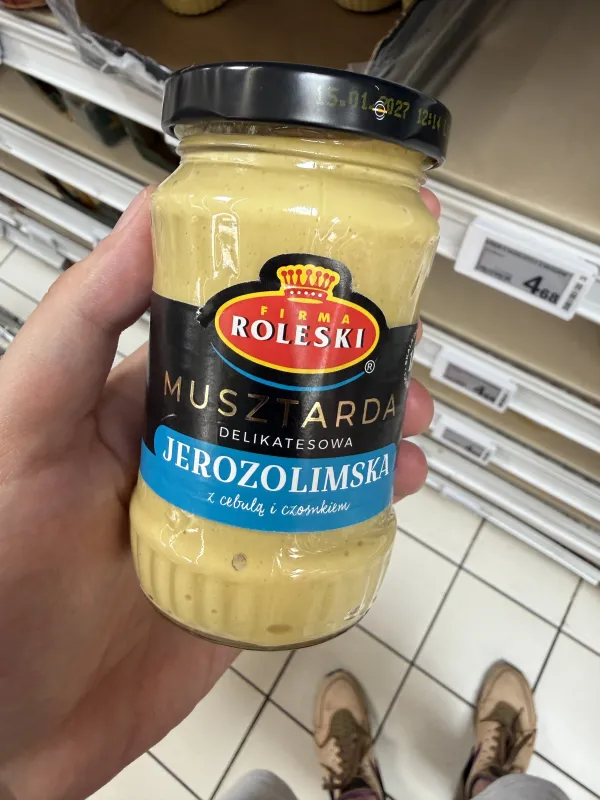 Roleski Musztarda Delikatesowa Jerozolimska | 175g