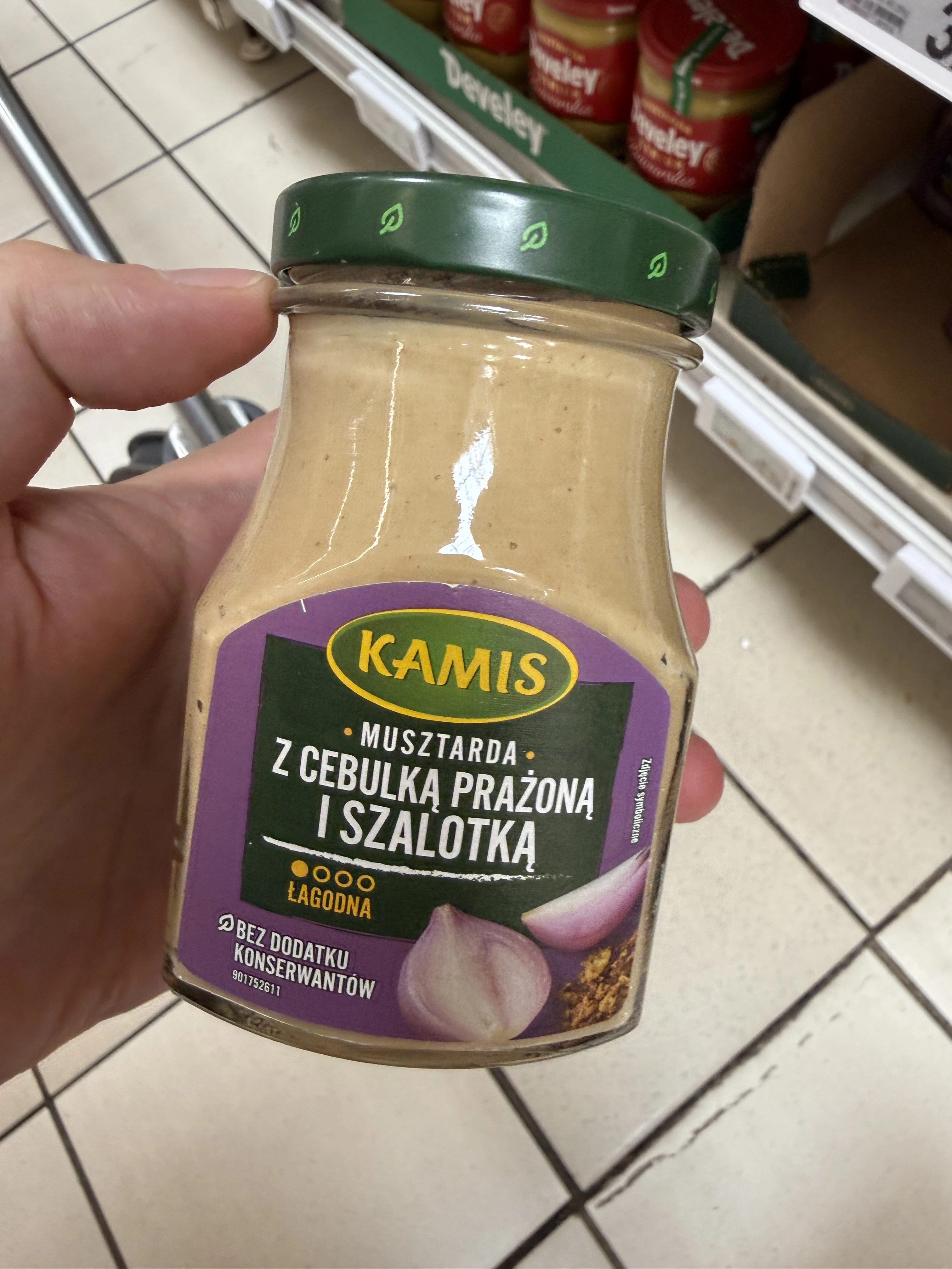 Kamis Musztarda z cebulką prażoną i szalotką | 185g