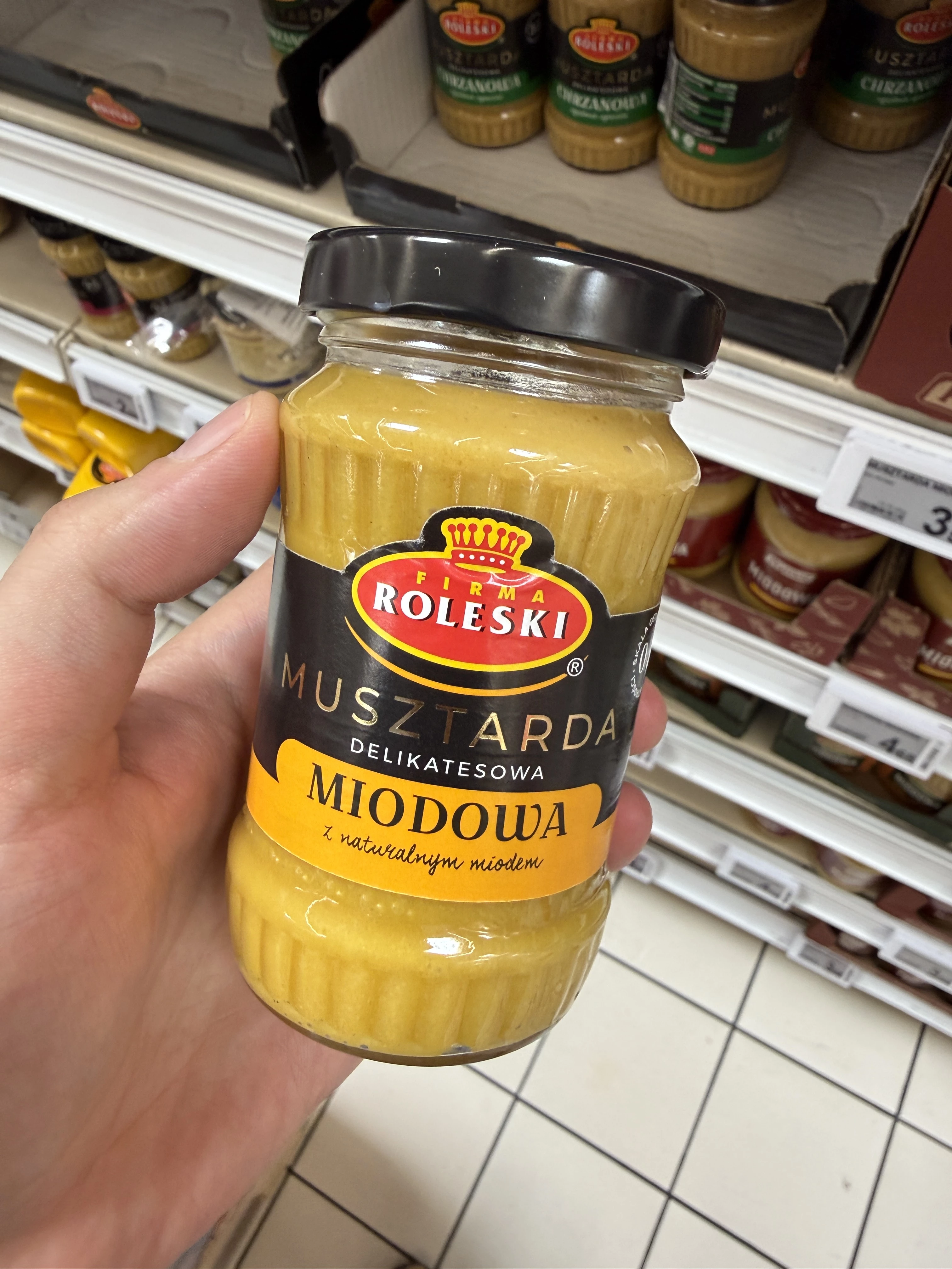 Roleski Musztarda Delikatesowa Miodowa | 175g