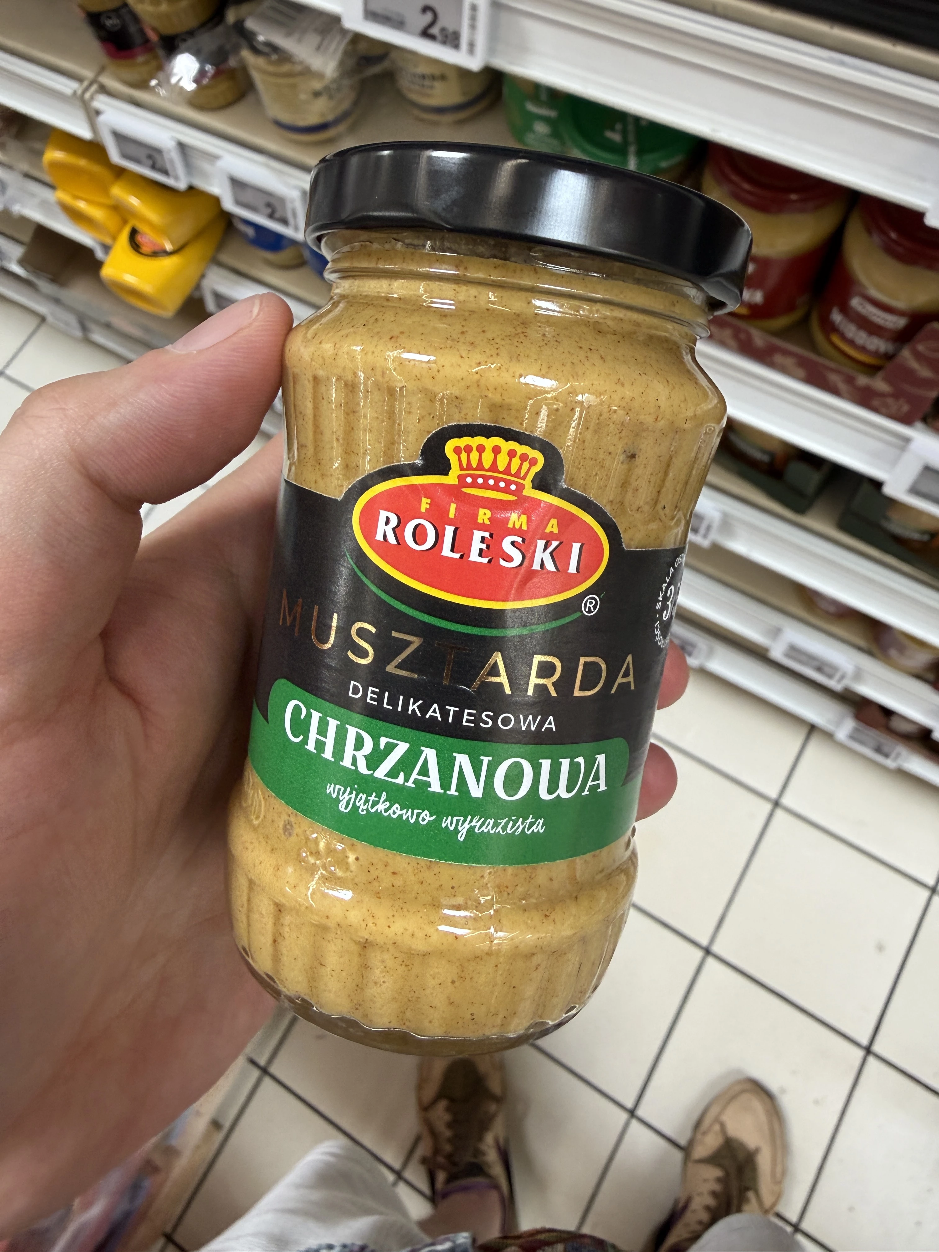 Roleski Musztarda Delikatesowa Chrzanowa | 175g