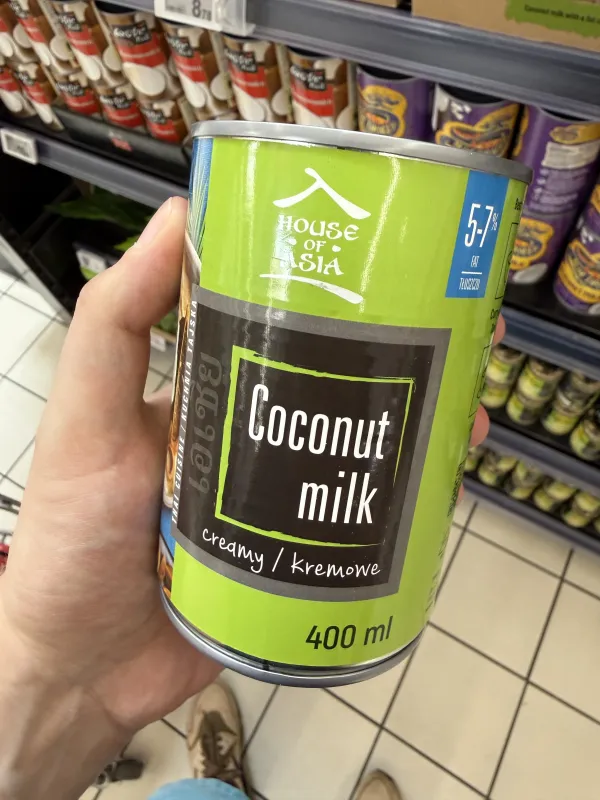 House of Asia Mleczko kokosowe kremowe 5-7% | 400ml