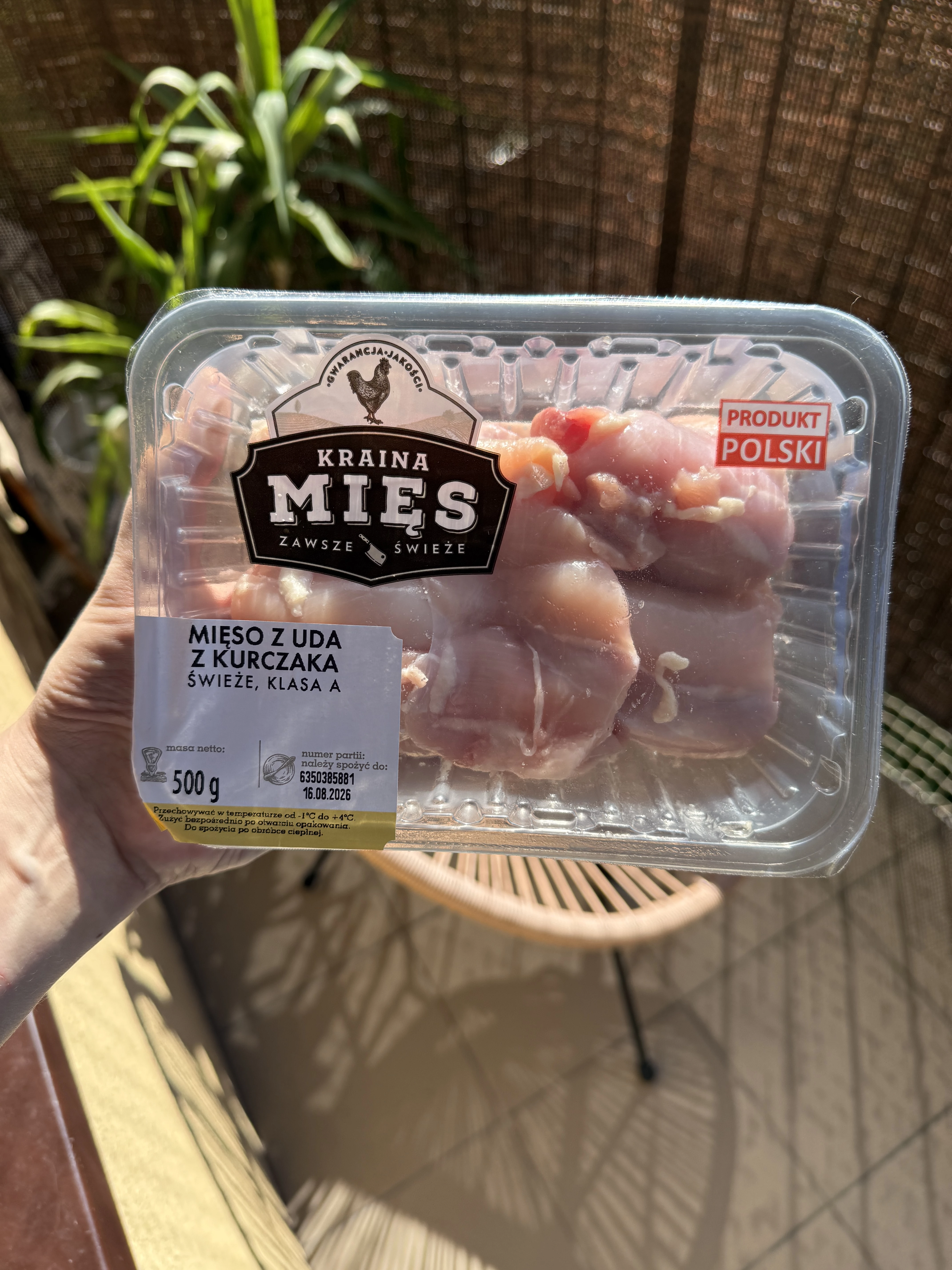 Kraina Mięs – Mięso z uda kurczaka bez skóry i kości | 500g