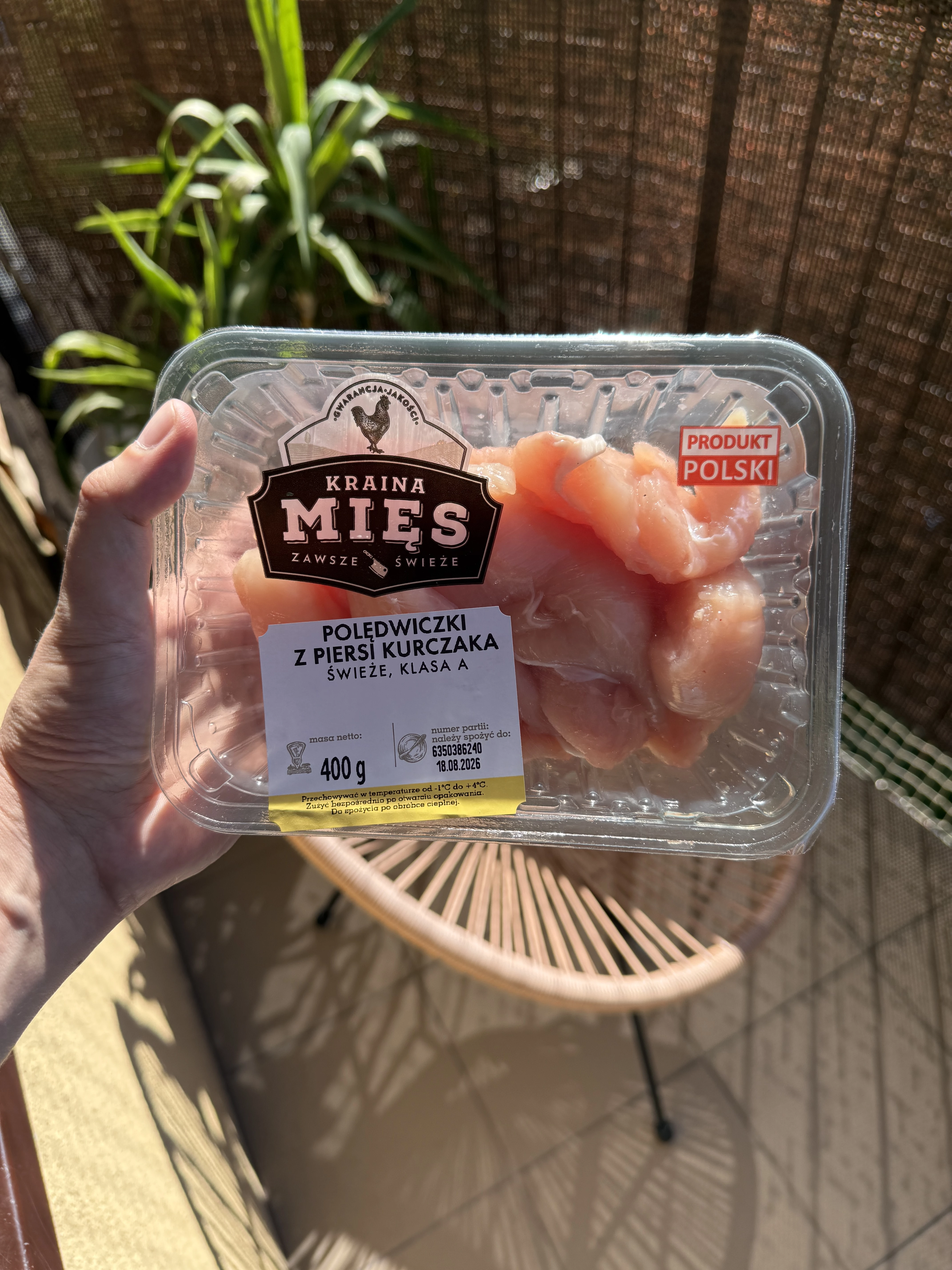 Kraina Mięs Polędwiczki z piersi kurczaka | 400g