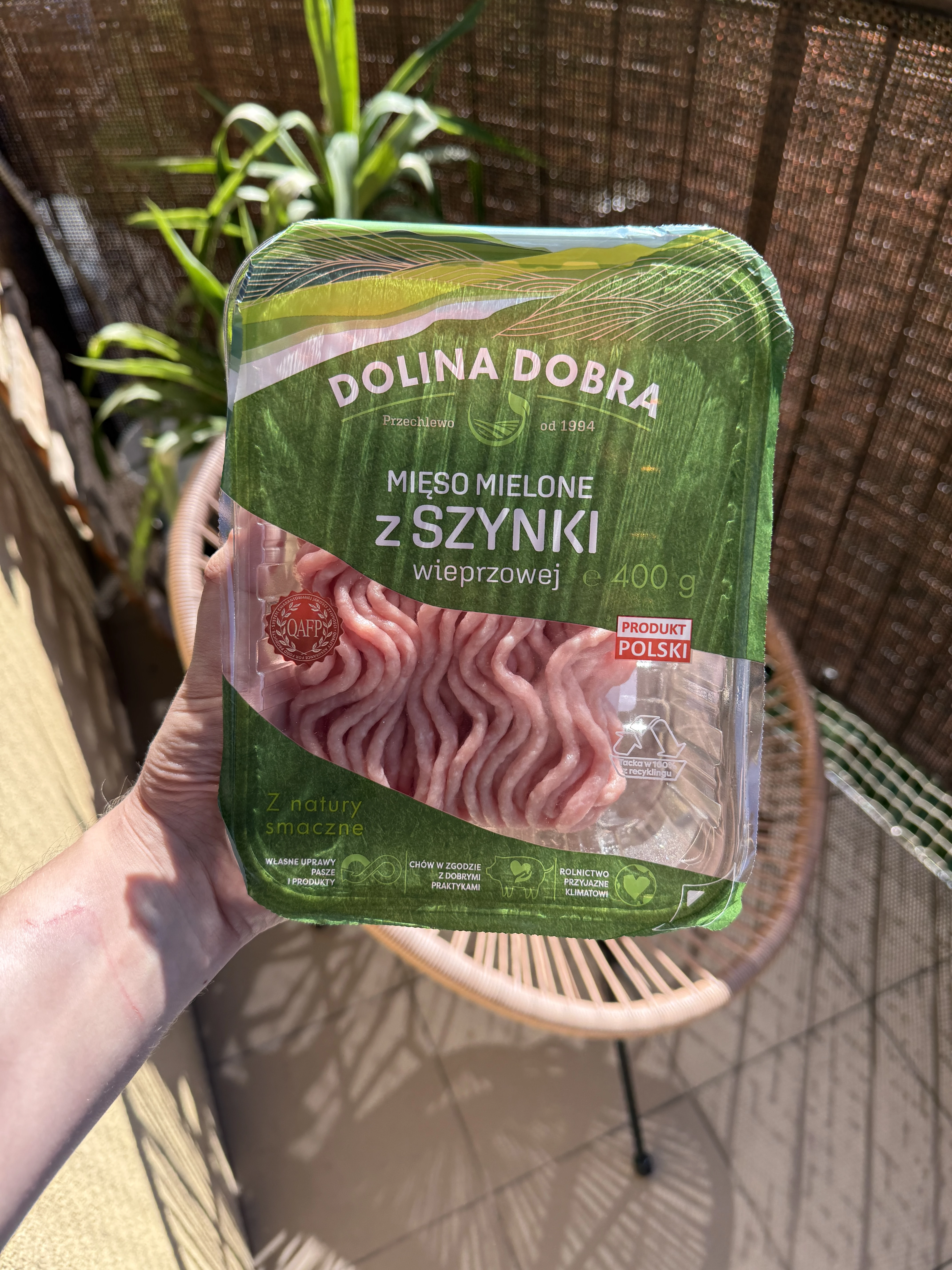 Dolina Dobra Mięso Mielone z Szynki Wieprzowej | 400g
