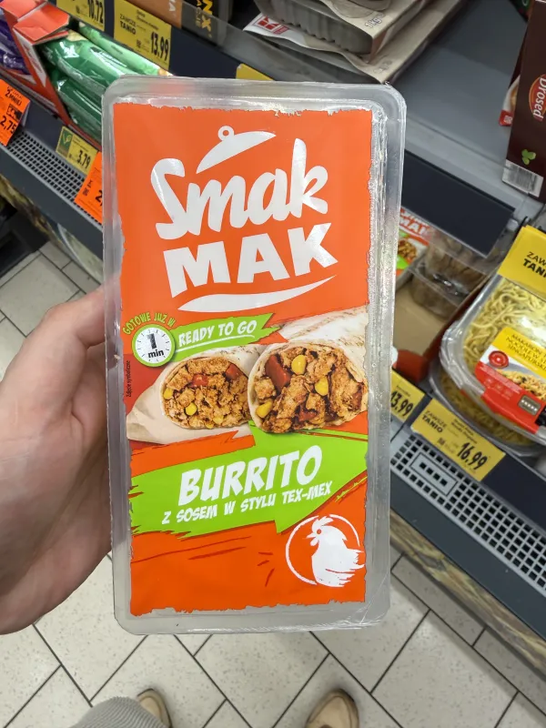 SmakMAK Burrito z sosem w stylu Tex-Mex | 250g