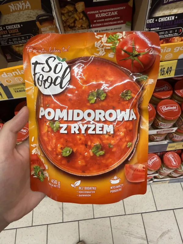 So Food Pomidorowa z ryżem | 450g