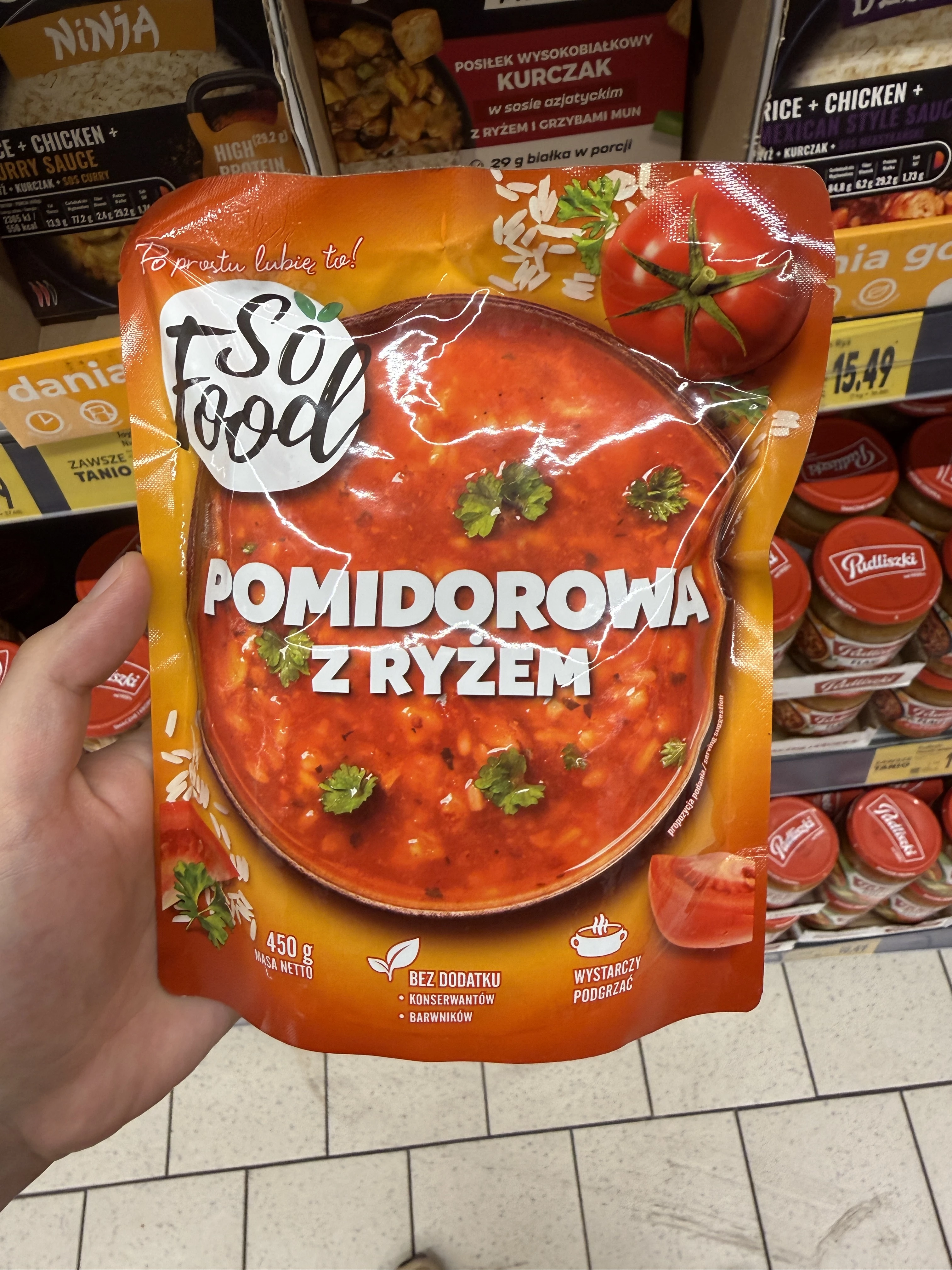 So Food Pomidorowa z ryżem | 450g