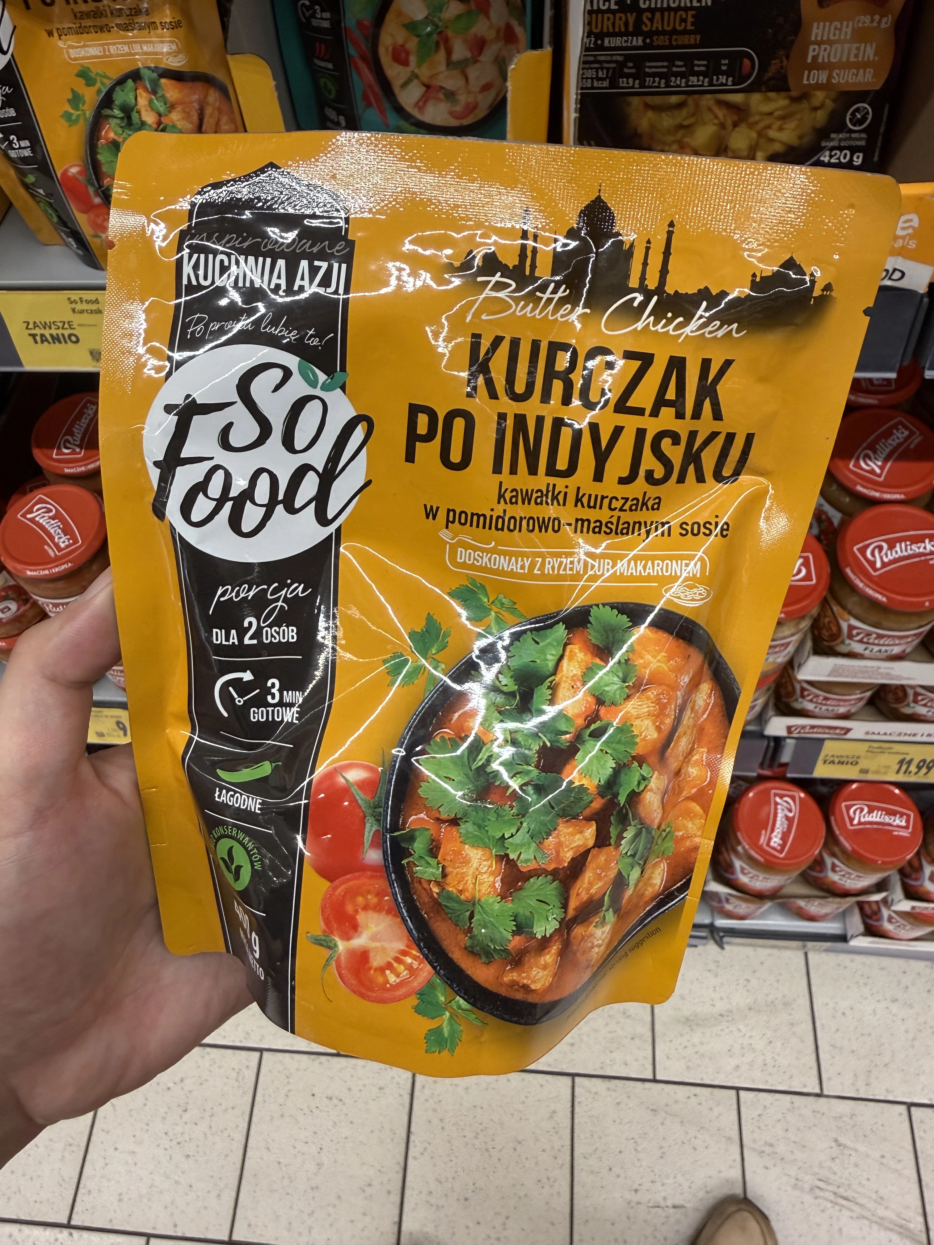 So Food Kurczak po indyjsku Butter Chicken | 400g