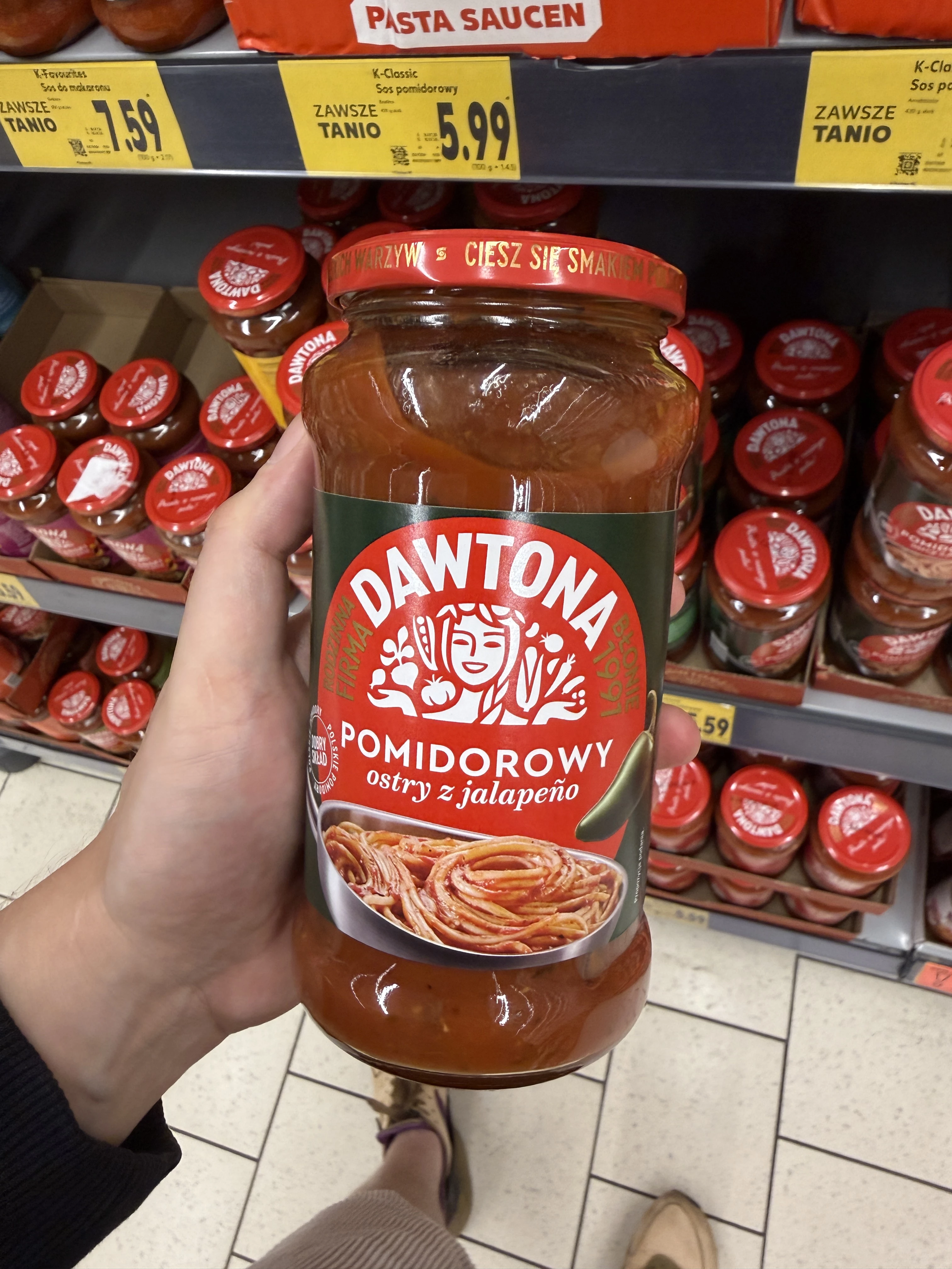 Dawtona Sos Pomidorowy Jalapeño Pikantny | 520g