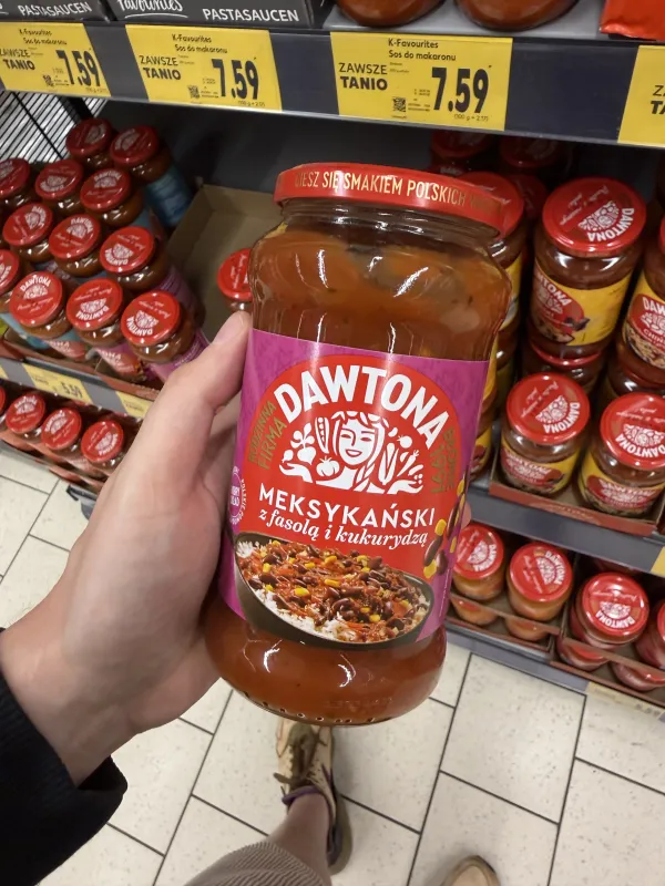 Dawtona Sos Meksykański Fasola Kukurydza | 520g