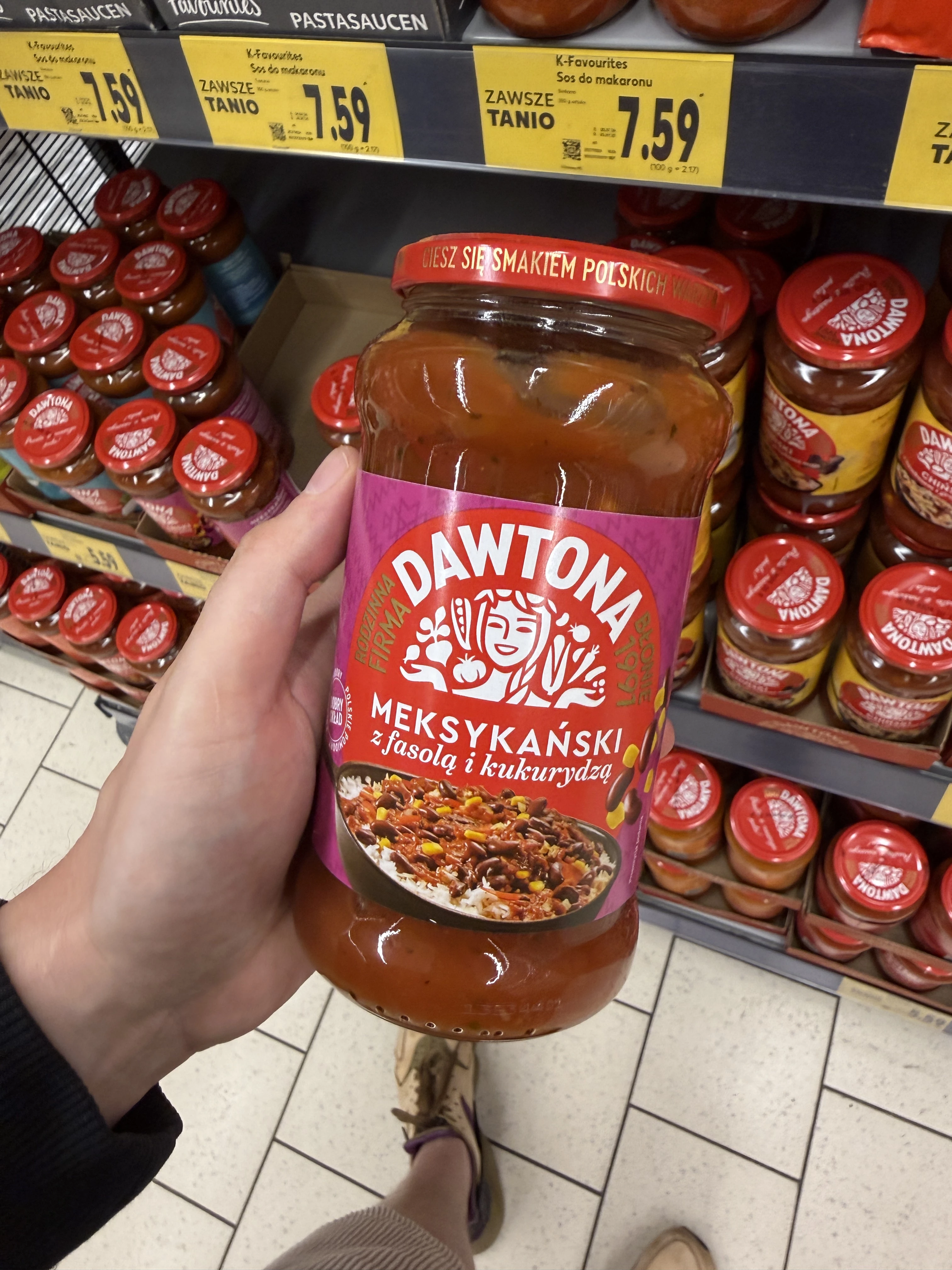 Dawtona Sos Meksykański Fasola Kukurydza | 520g