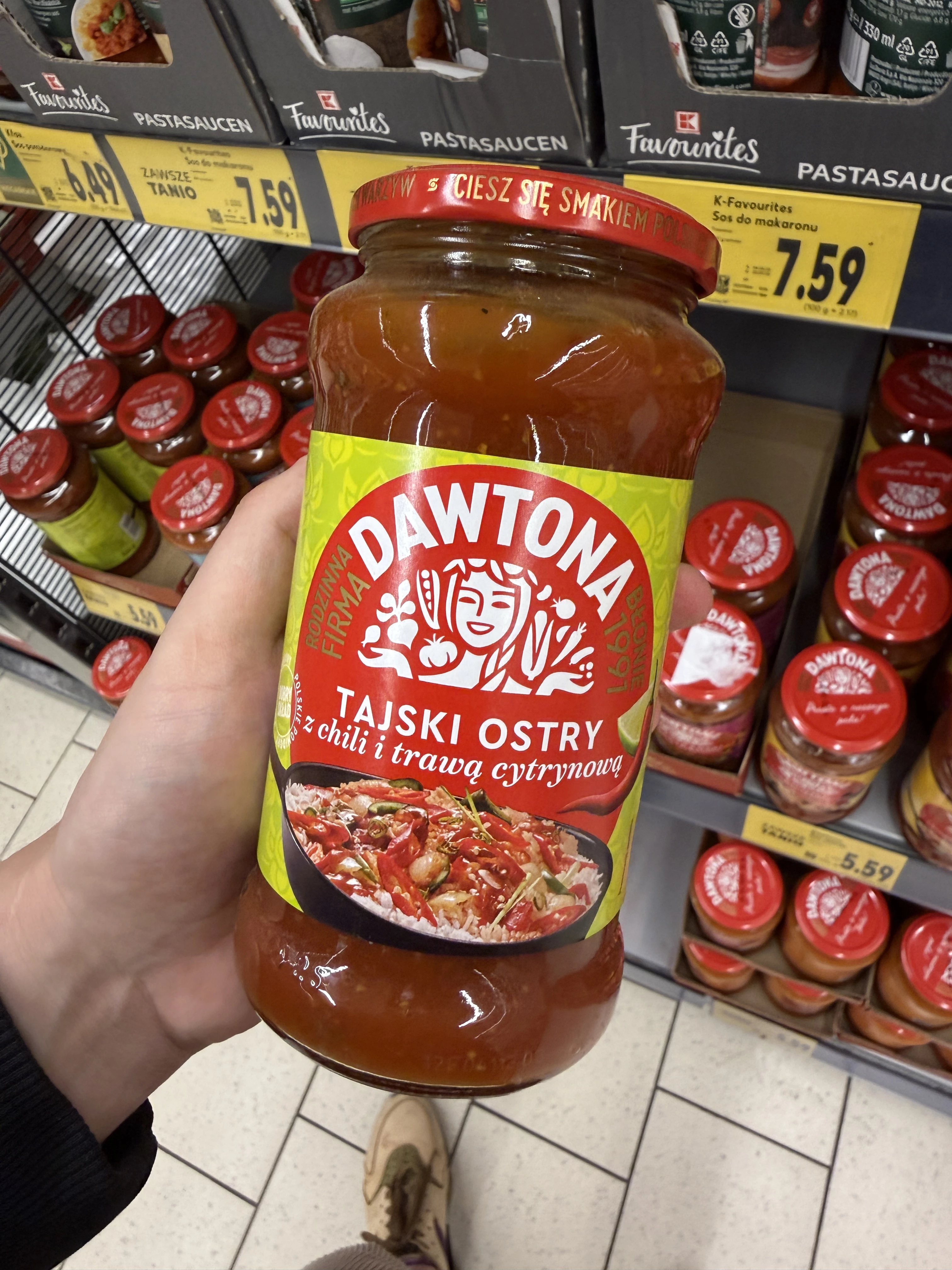 Dawtona Tajski Ostry z chili i trawą cytrynową | 520g