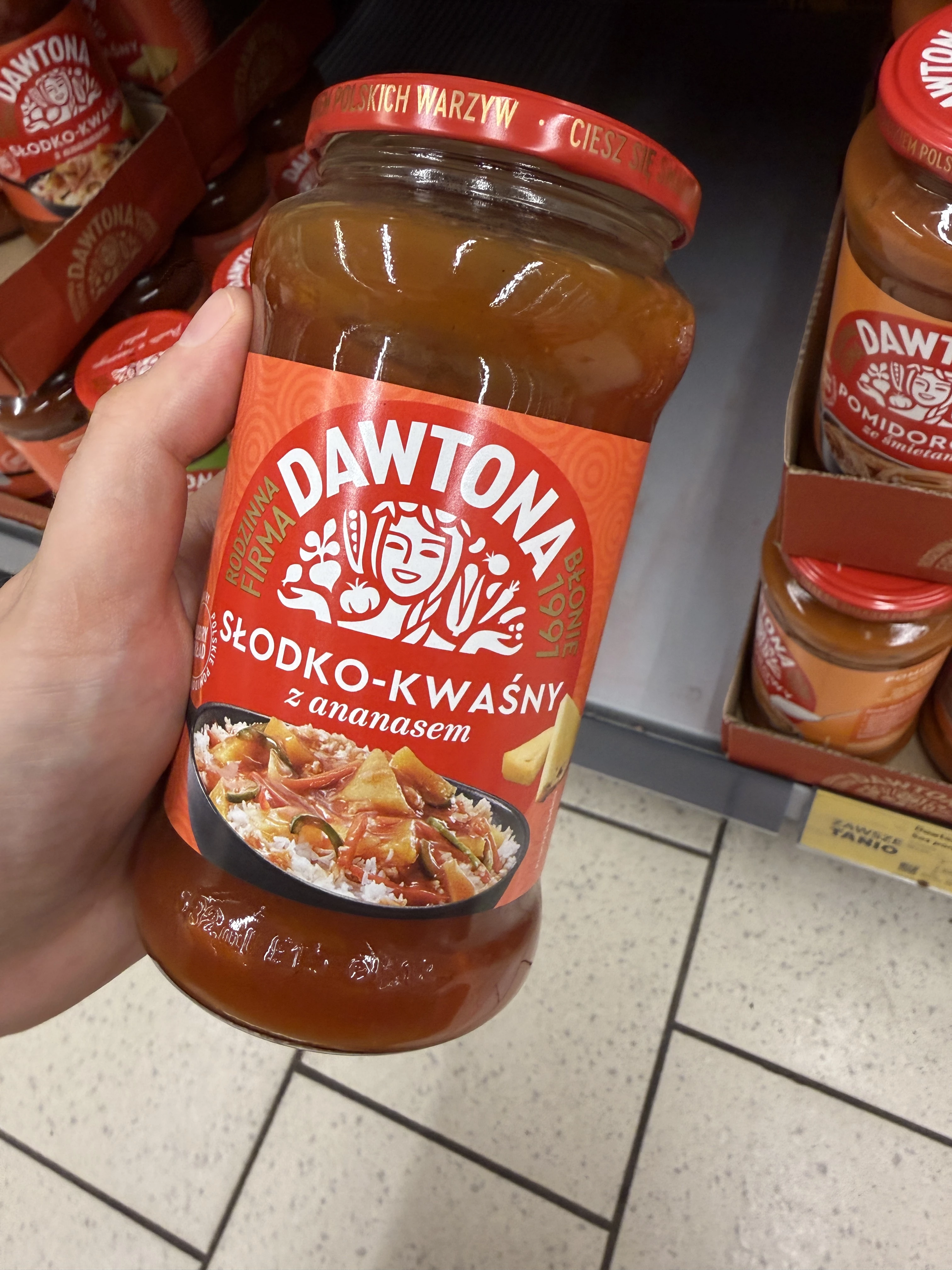Dawtona Sos słodko-kwaśny z ananasem | 520g