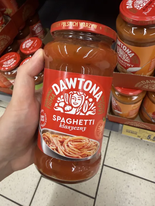 Dawtona Sos spaghetti klasyczny | 520g
