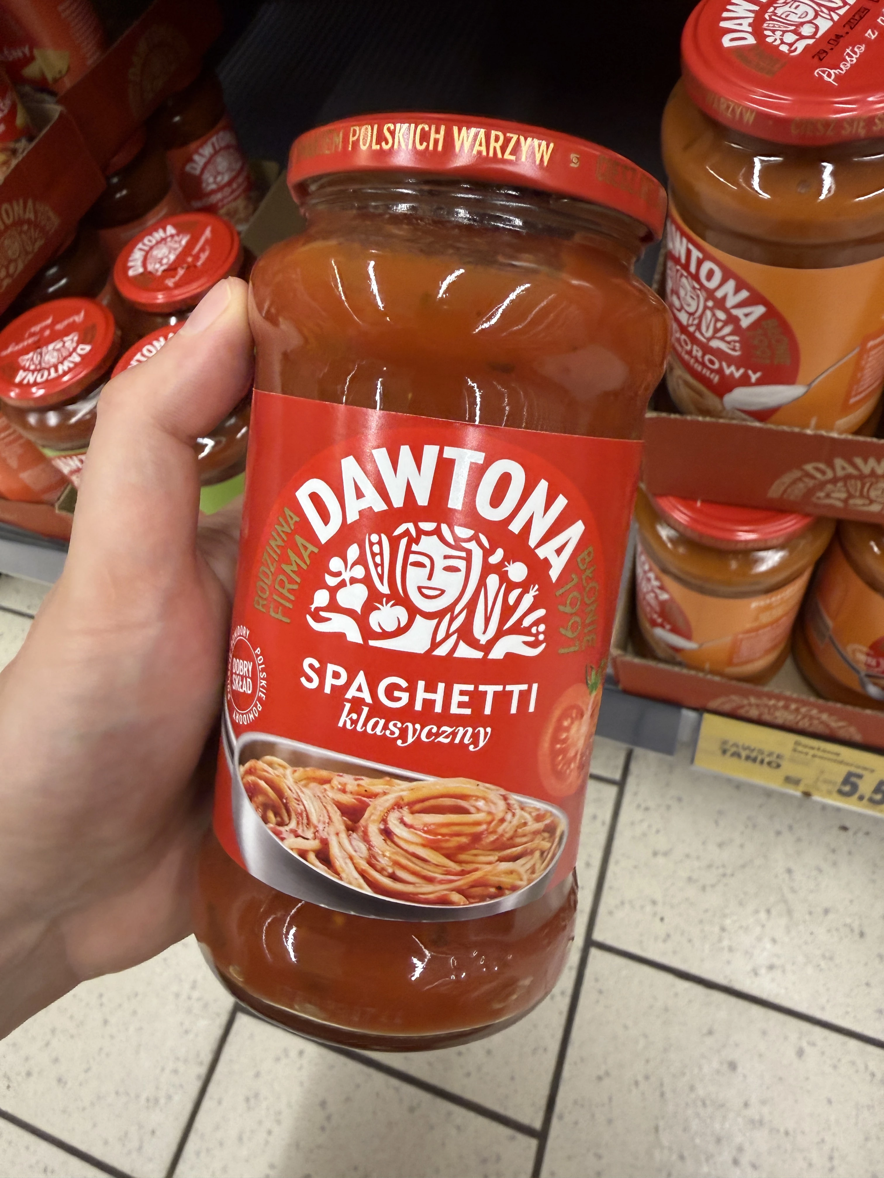 Dawtona Sos spaghetti klasyczny | 520g