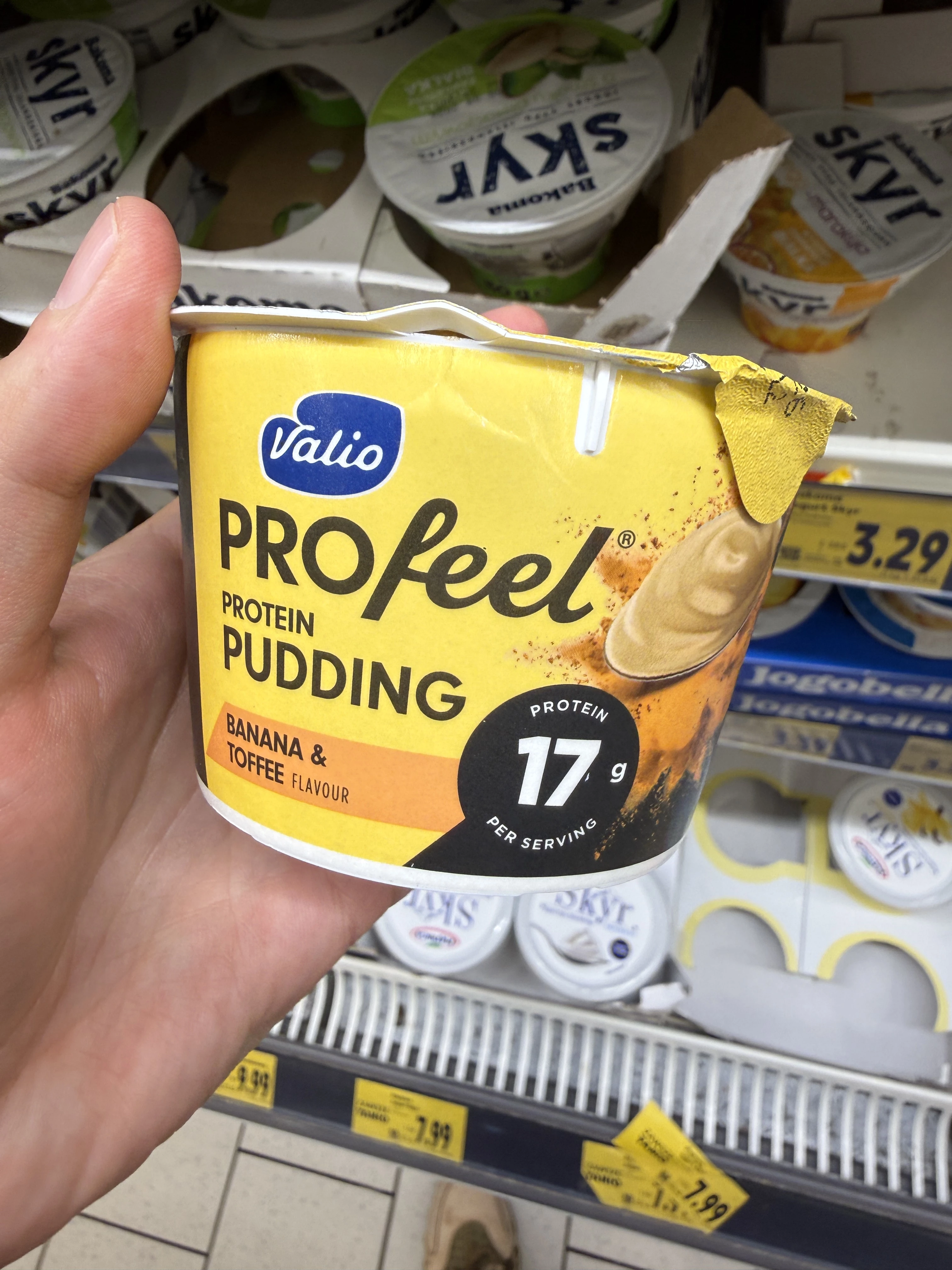 Valio PROfeel Protein Pudding Banana & Toffee | 180g