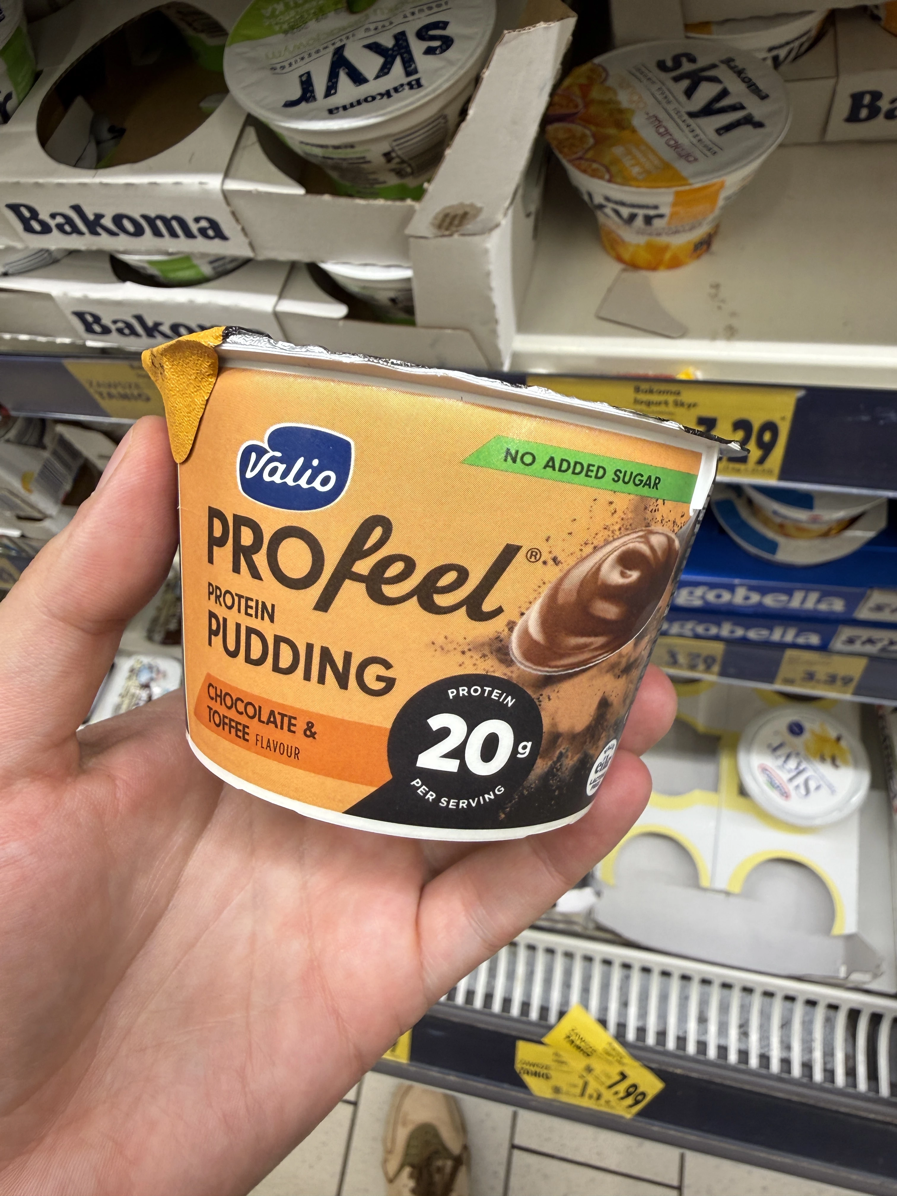 Valio PROfeel Protein Pudding Chocolate & Toffee | 180g
