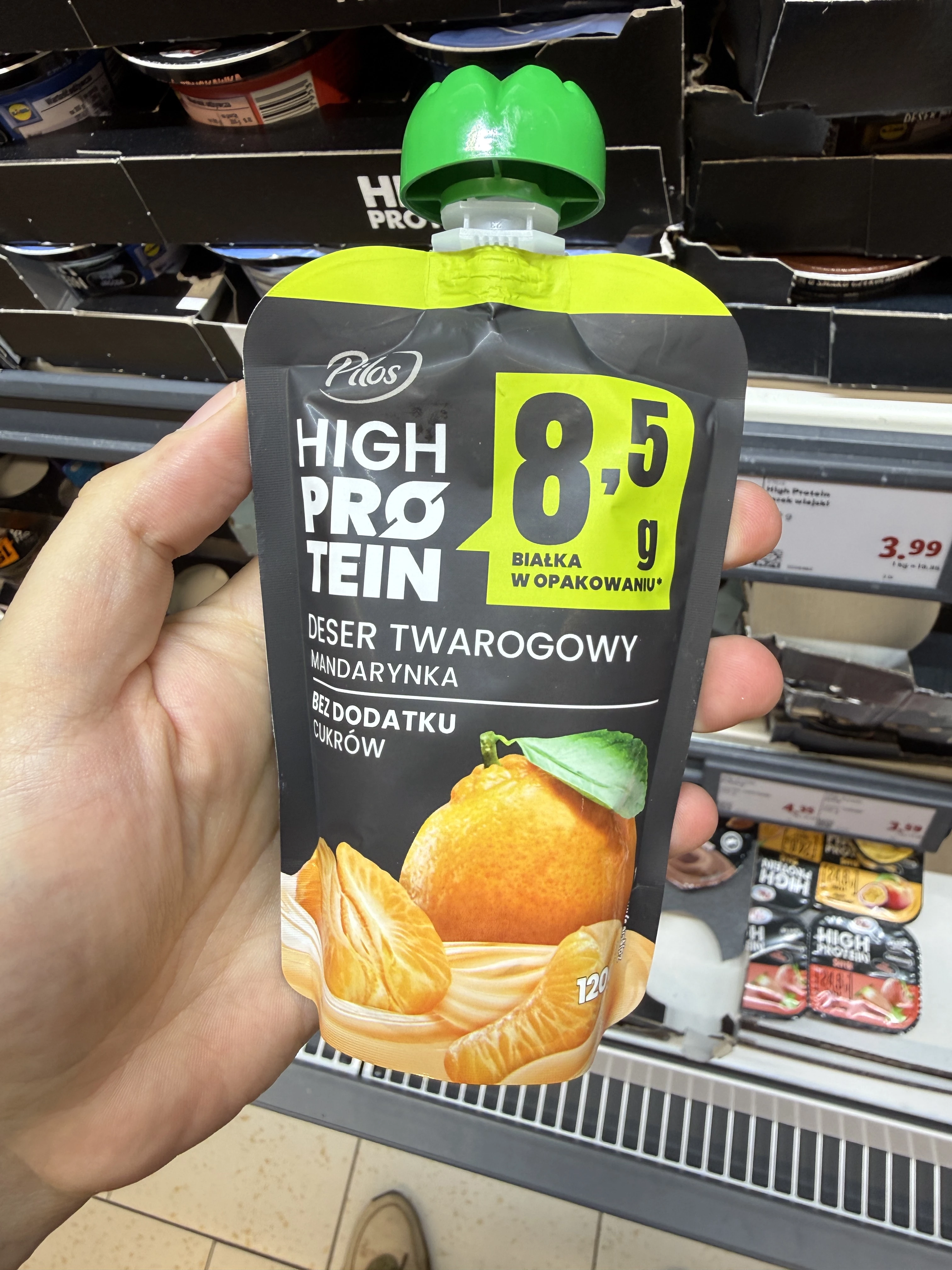 Pilos High Protein Deser Twarogowy Mandarynka | 120g