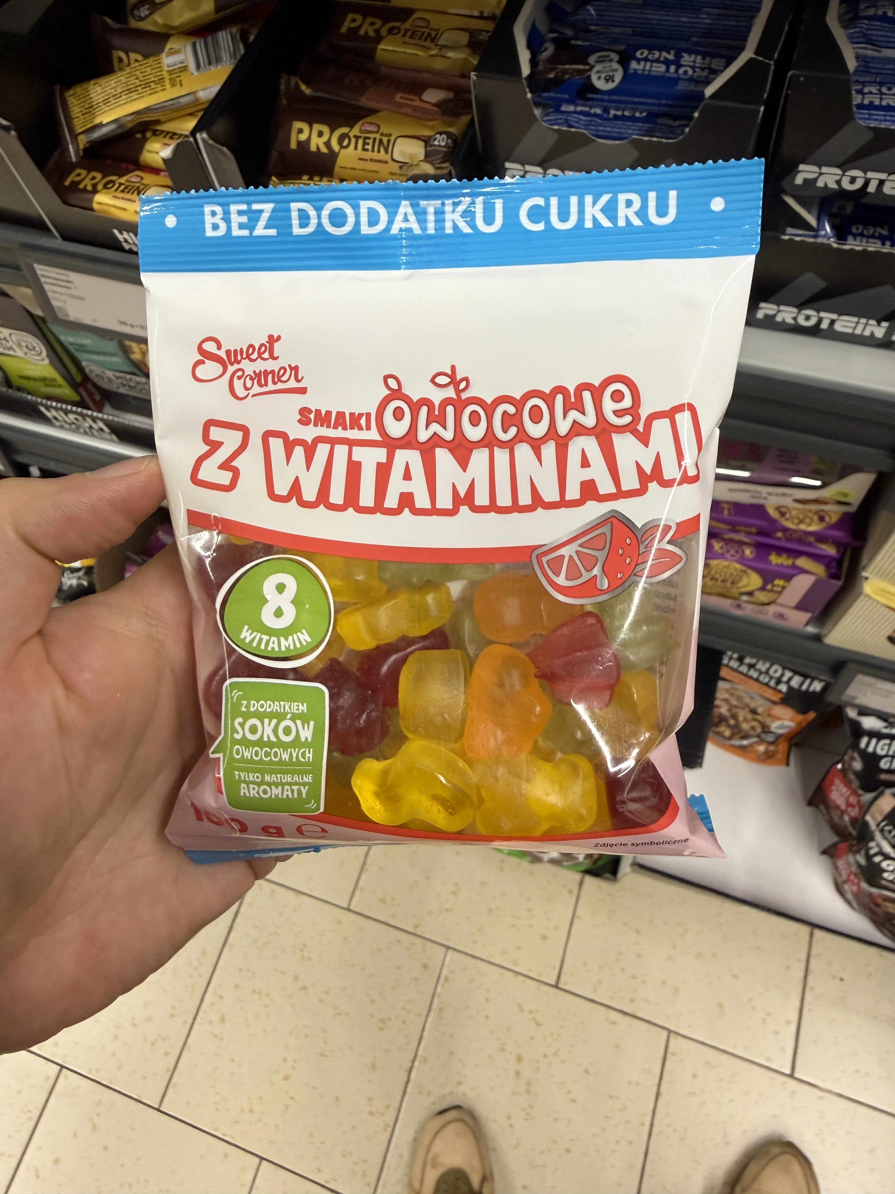 Sweet Corner Smaki Owocowe z Witaminami żelki | 100g