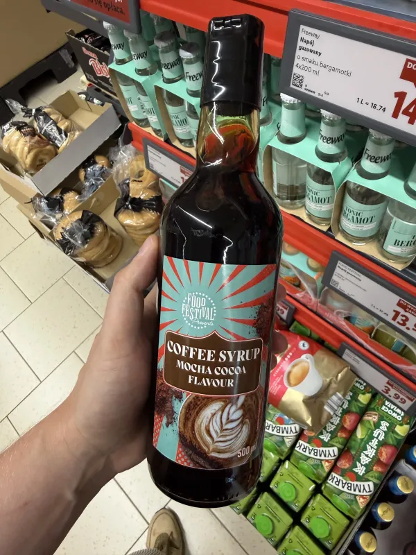 Food Festival Presents Coffee Syrup Mocha Cocoa Flavour | 500ml