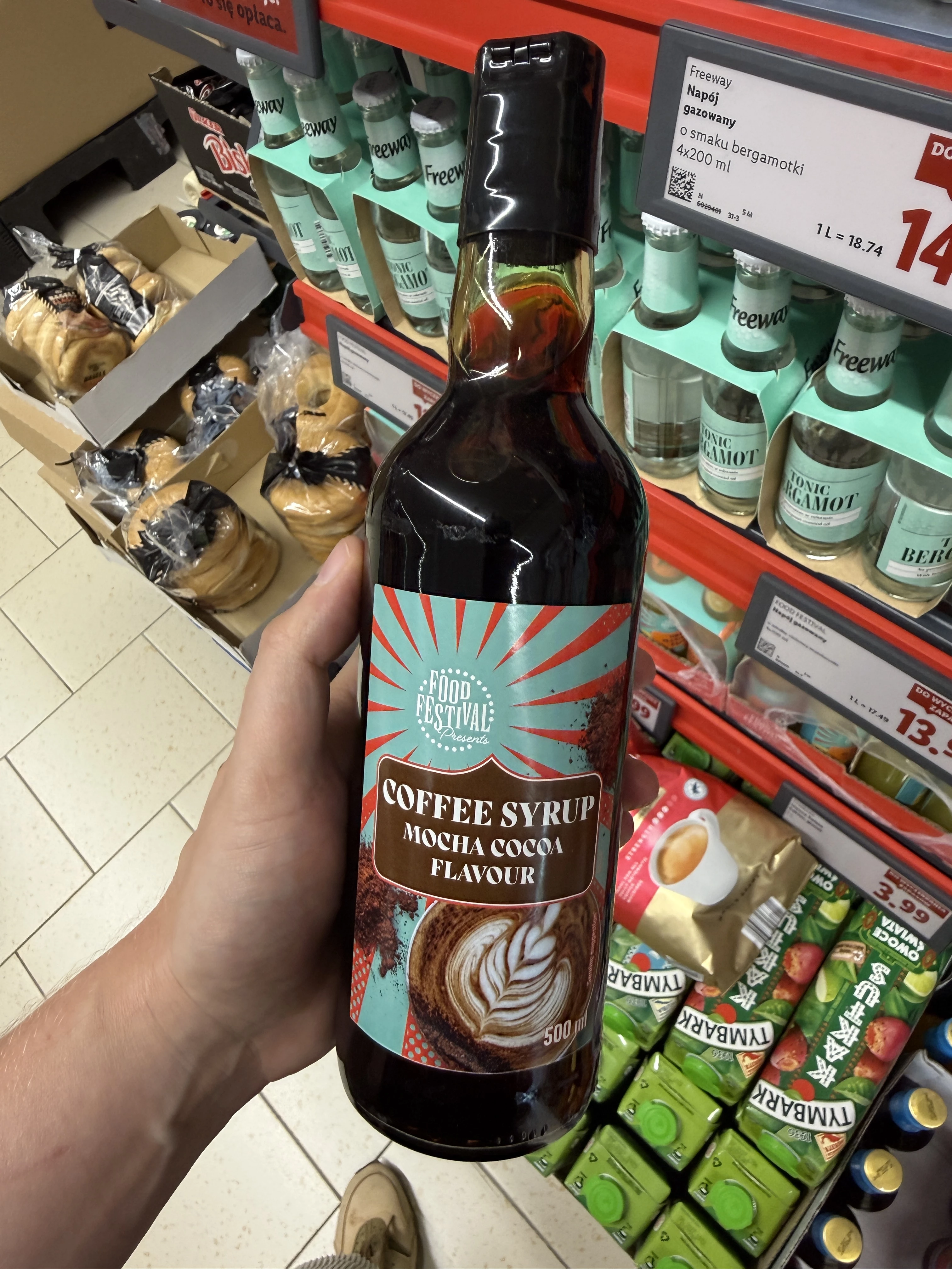 Food Festival Presents Coffee Syrup Mocha Cocoa Flavour | 500ml