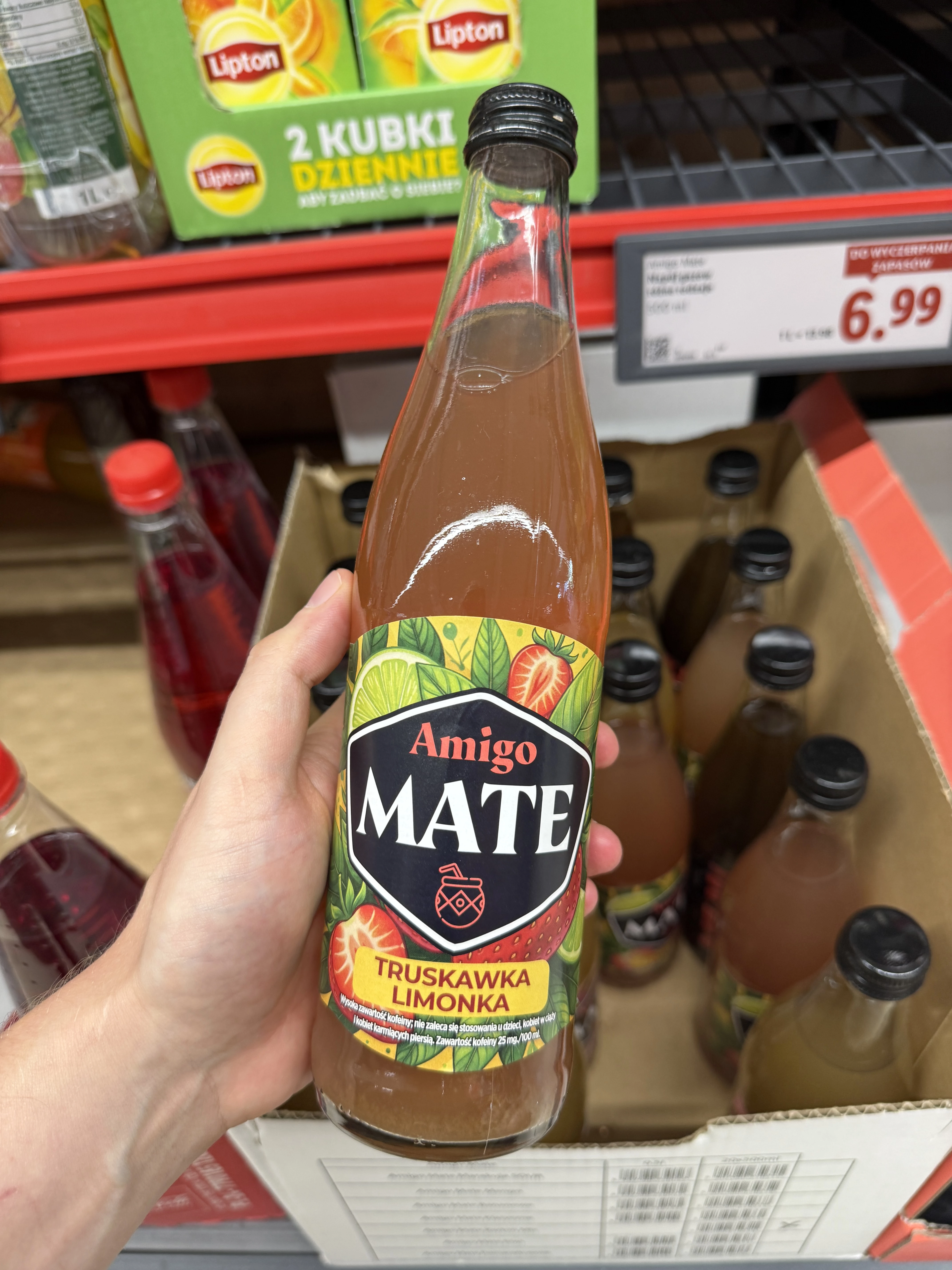 Amigo Mate Truskawka & Limonka | 500ml