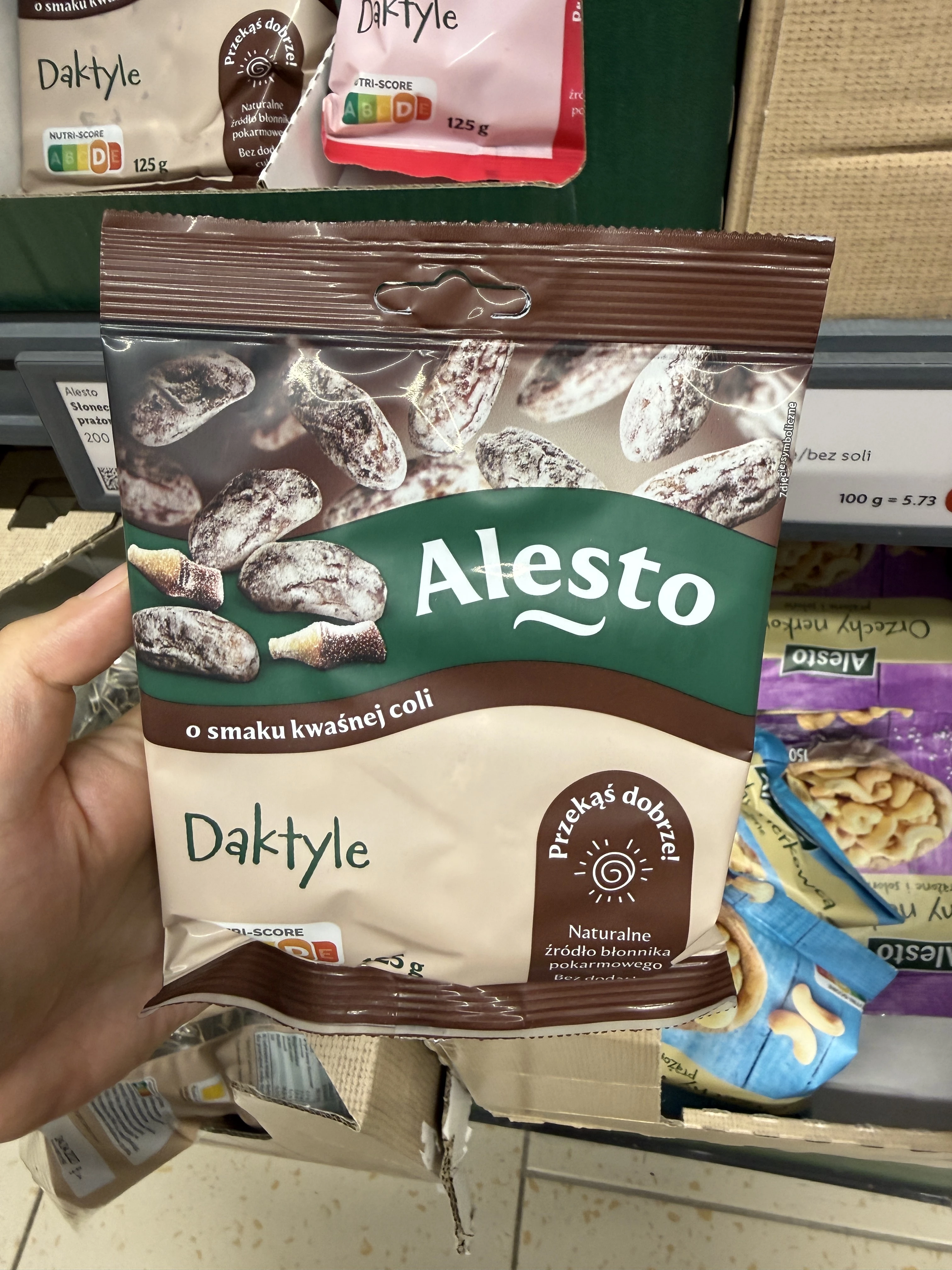 Alesto Daktyle o smaku kwaśnej coli | 125g